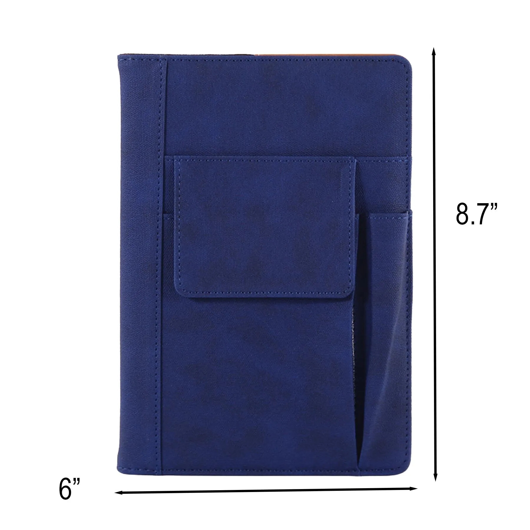 Reusable Multi-Storage Notebook with Phone & Pen Slots - Image 2