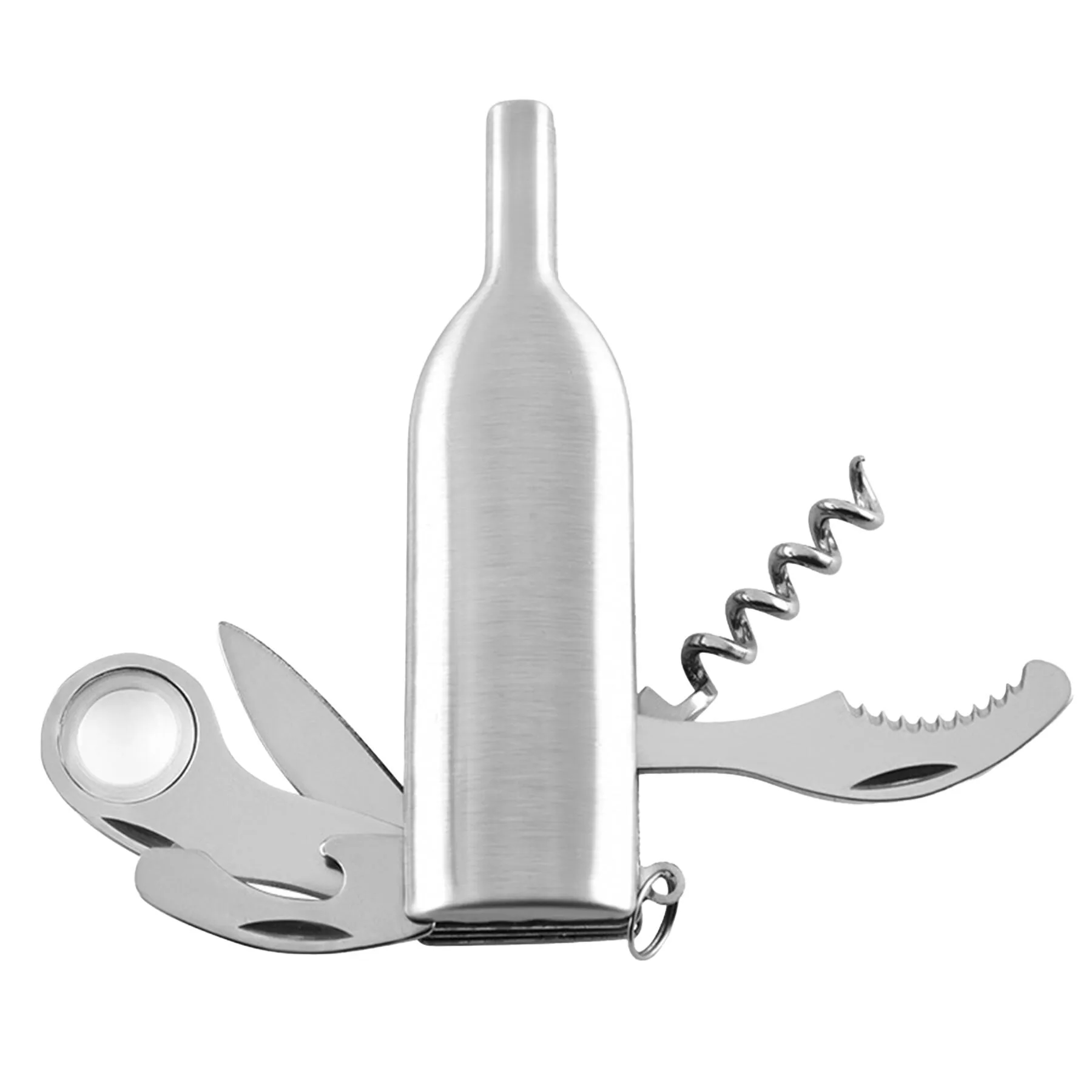 Five Function Wine Bottle Opener With Corkscrew Tools - Image 3