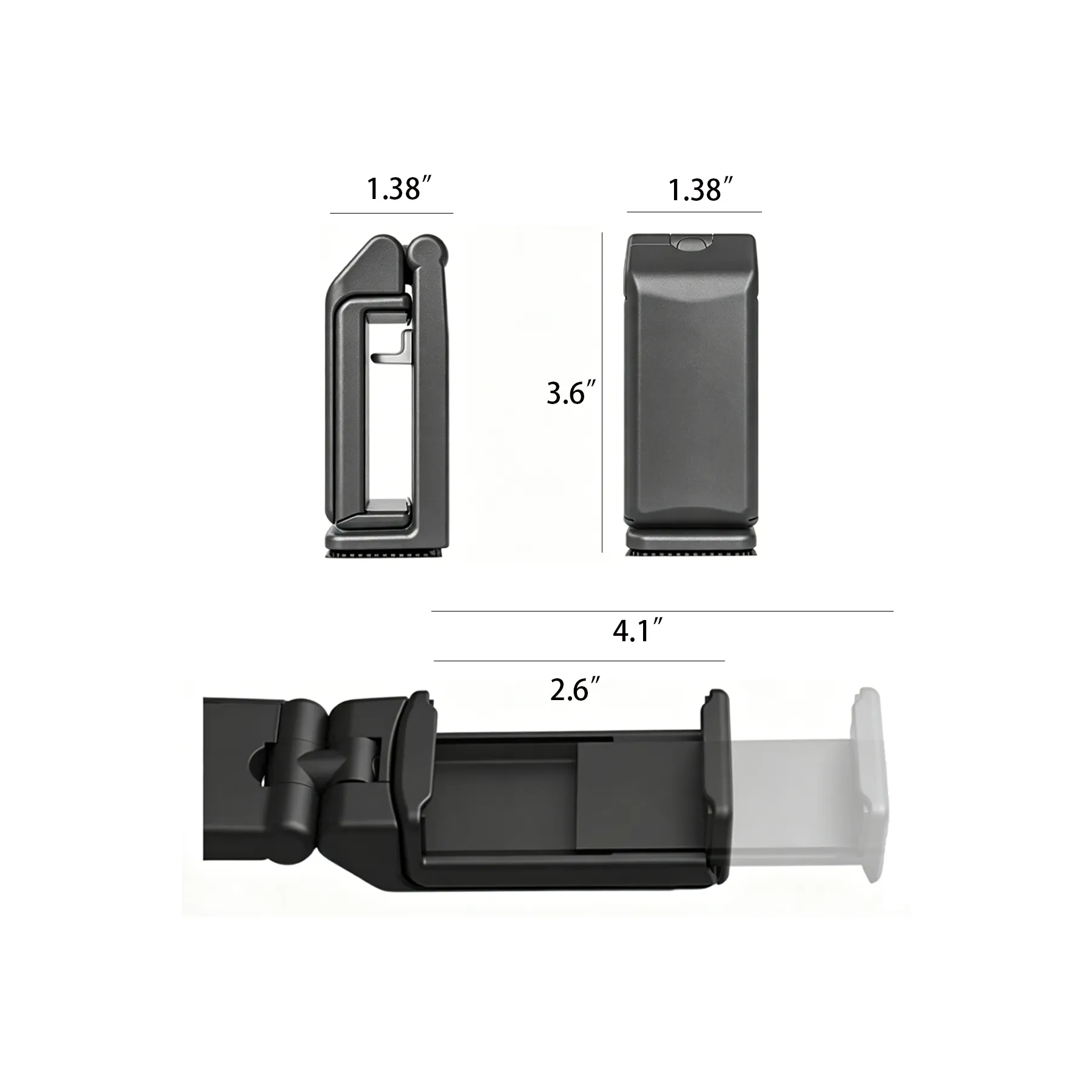Universal Airplane Phone Mount Clip With 360 Rotation - Image 2