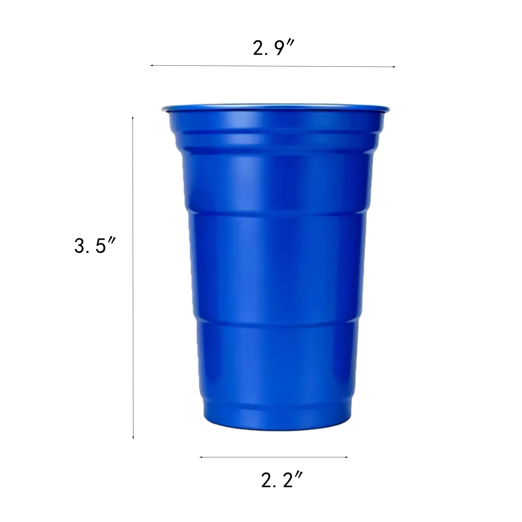 Stackable 17 Oz Aluminum Stadium Cup For Outdoor Events - Image 2