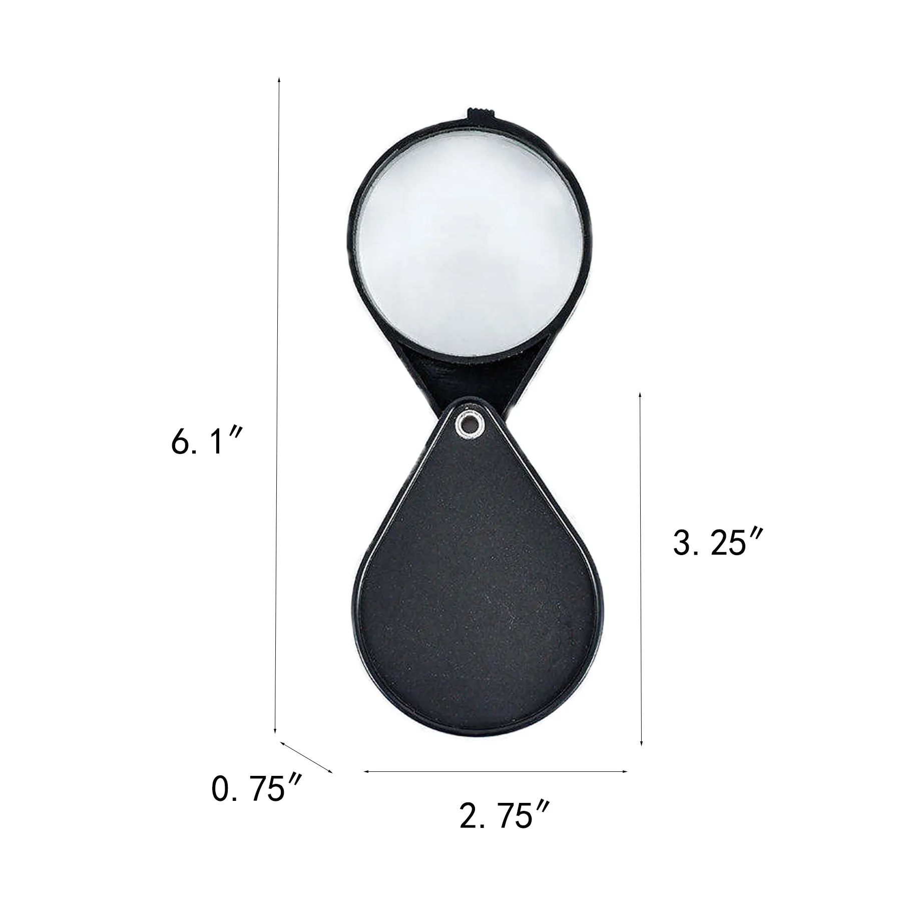 Compact Folding 6X Magnifier With Printed Gift Box - Image 2