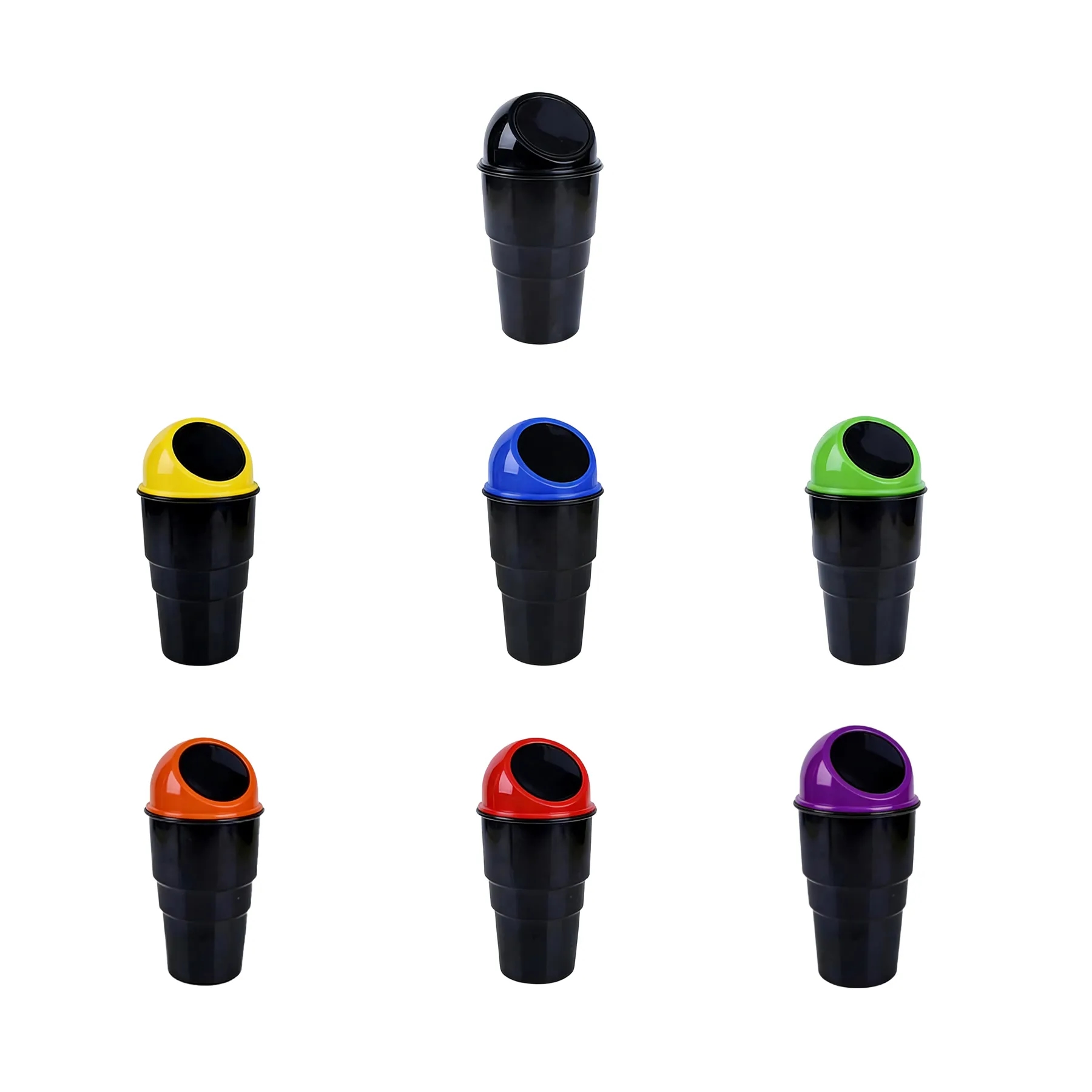 Portable Mini Car Trash Can For Cup Holder Storage - Image 3