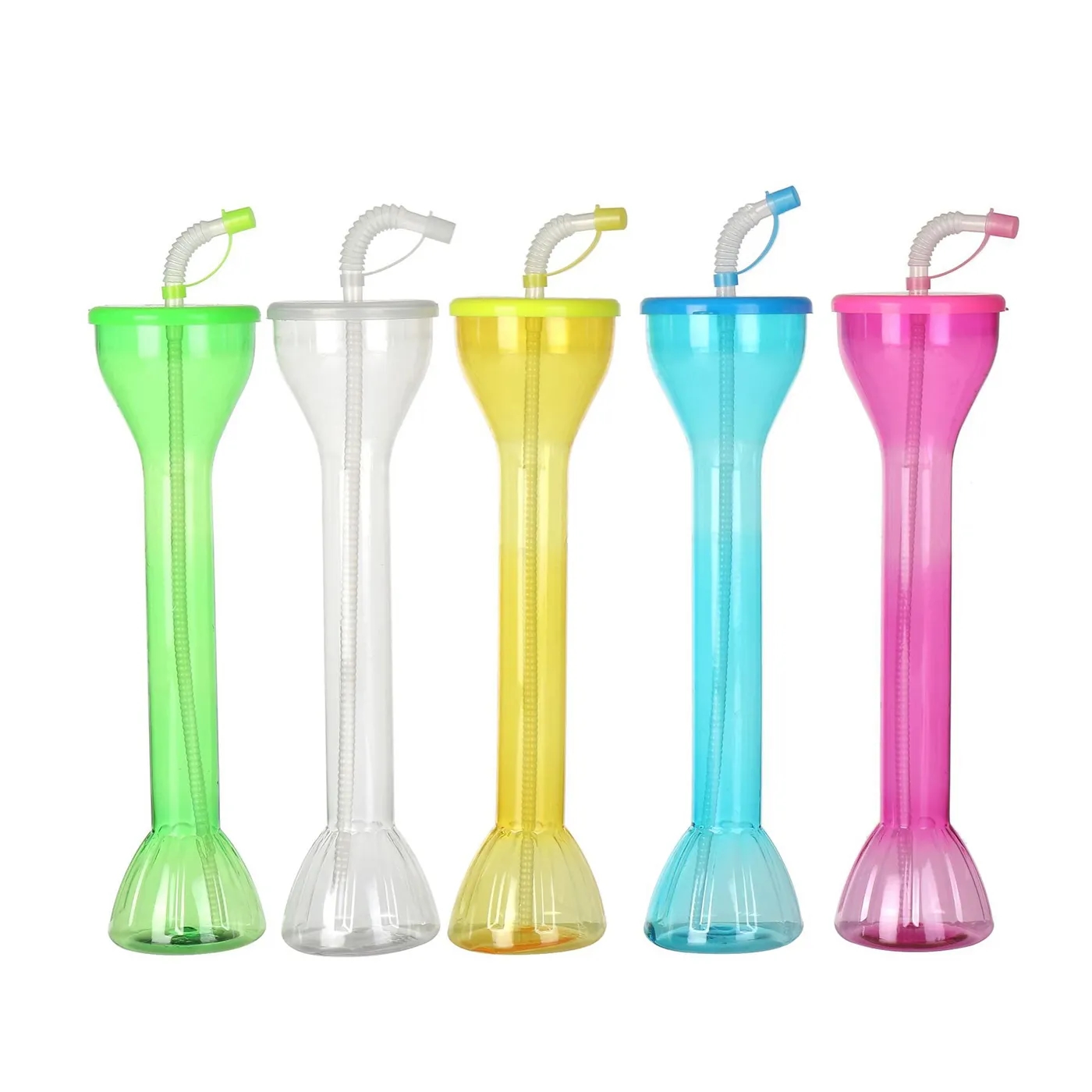 LED Flashing Yard Glass With Straw For Party Drinks - Image 3