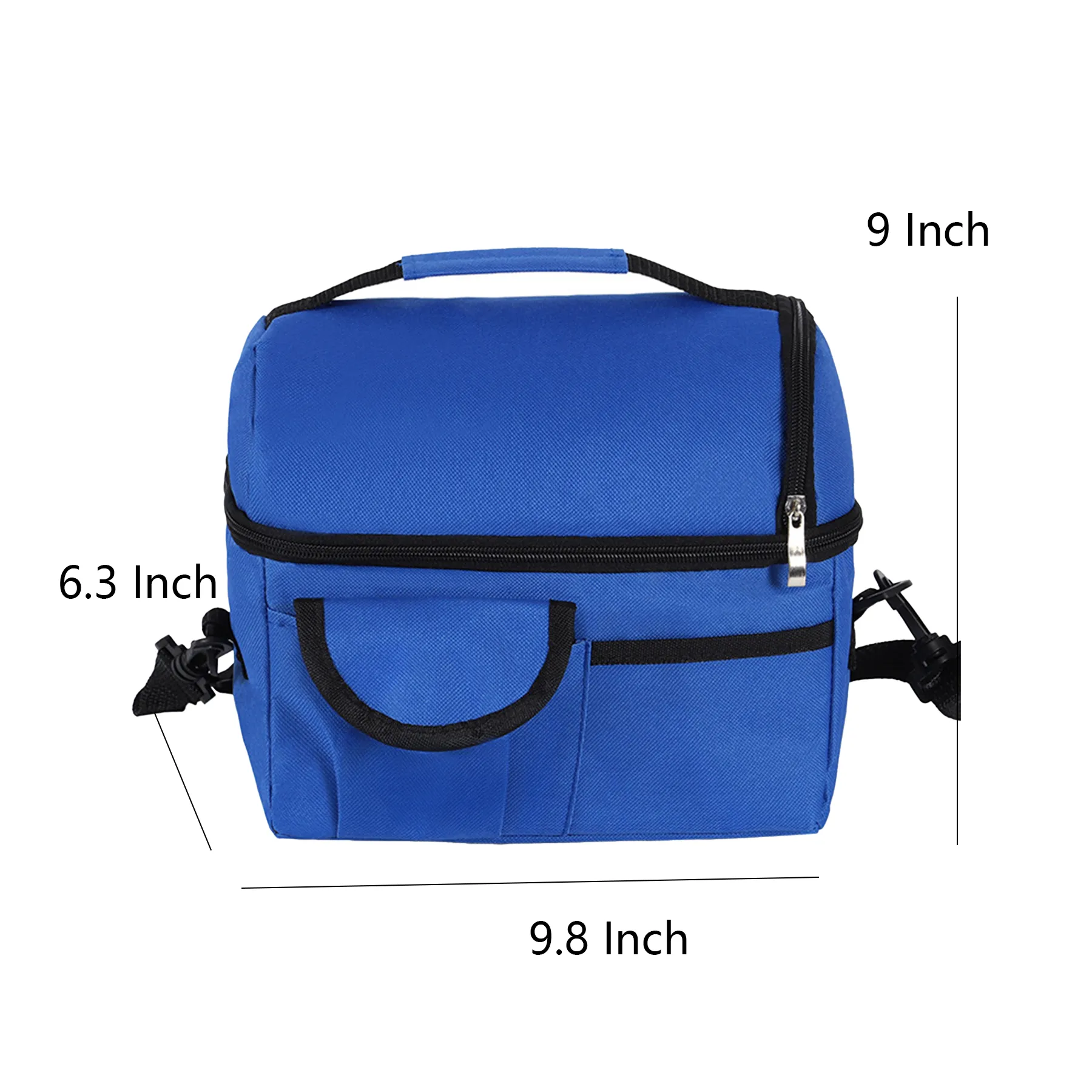 Insulated Cooler Lunch Bag With Shoulder Strap - Image 2