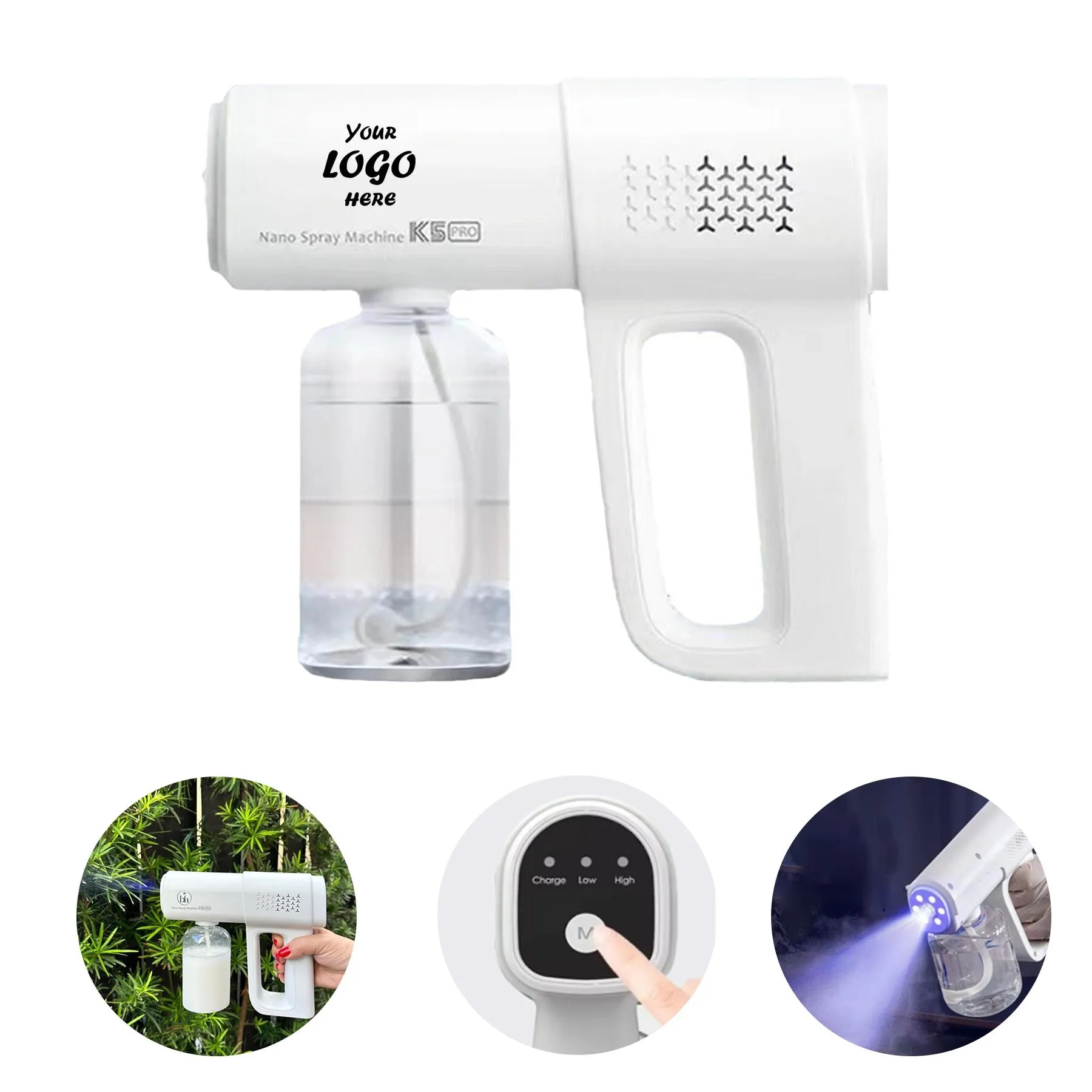 Rechargeable Fine Mist Sprayer Bottle With Large Tank