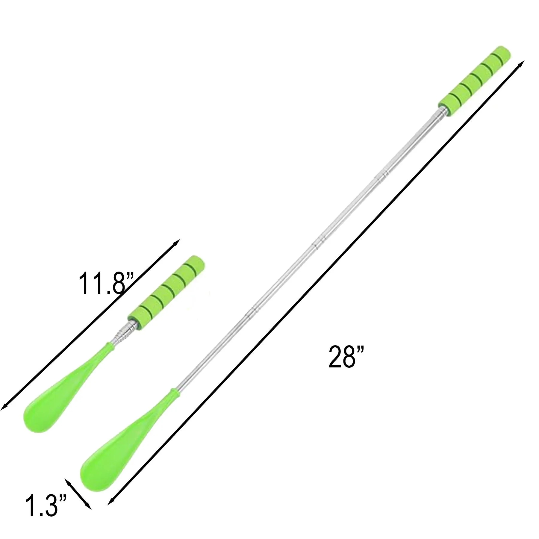 Telescopic Stainless Steel Shoe Horn For Travel Use - Image 2