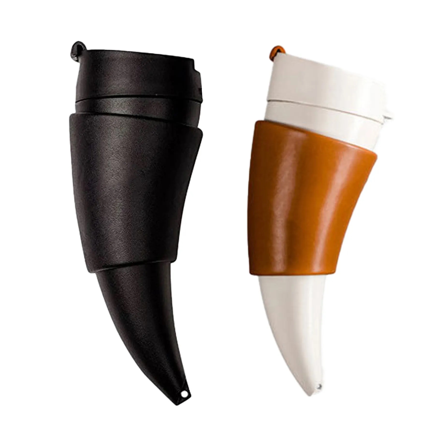 Horn Shaped Stainless Steel Insulated Coffee Travel Mug - Image 3