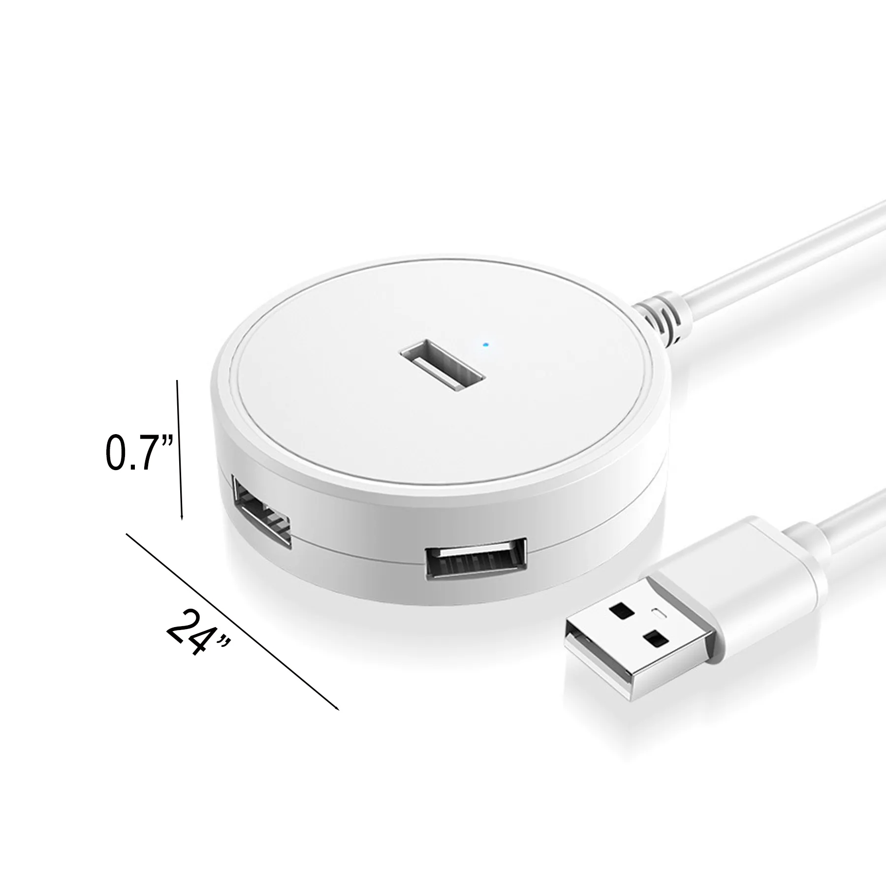 USB Multi Port Extension Hub Adapter For Work Desks - Image 2