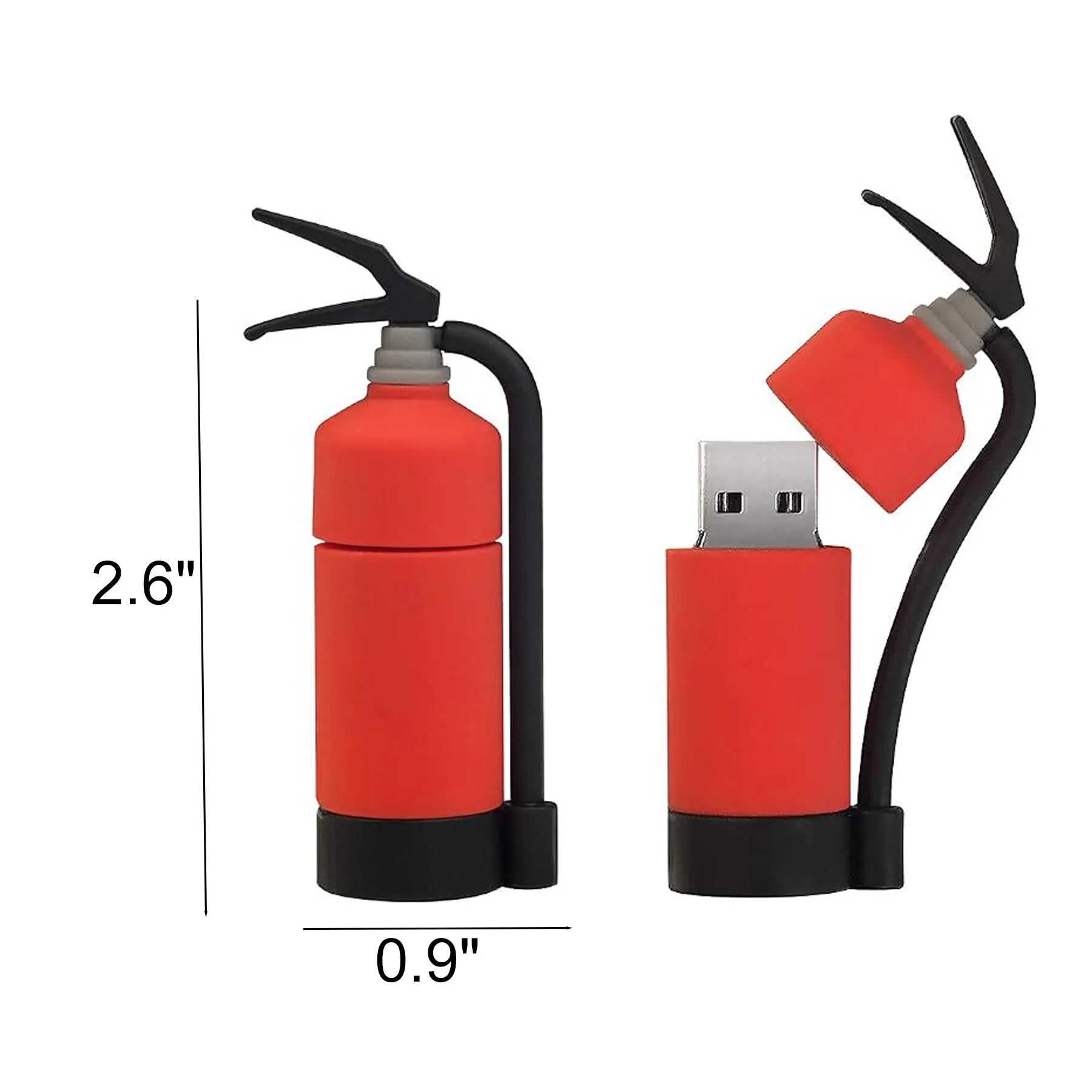 Fire Extinguisher Shape USB Flash Drive For Safety Kits - Image 2