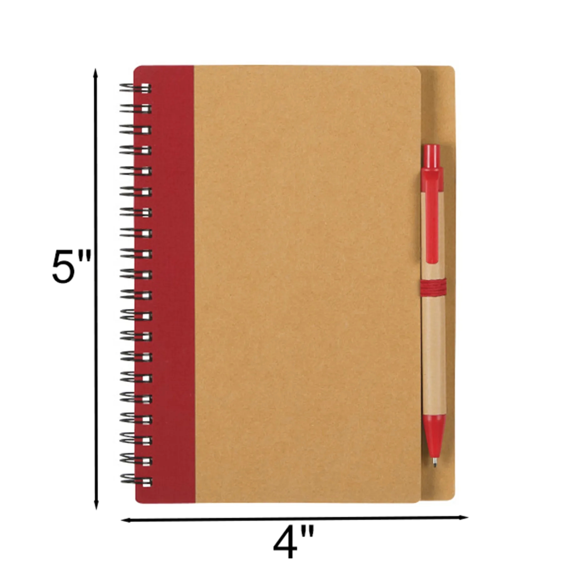 Recycled Spiral Notebook And Pen Set For Office Notes - Image 2