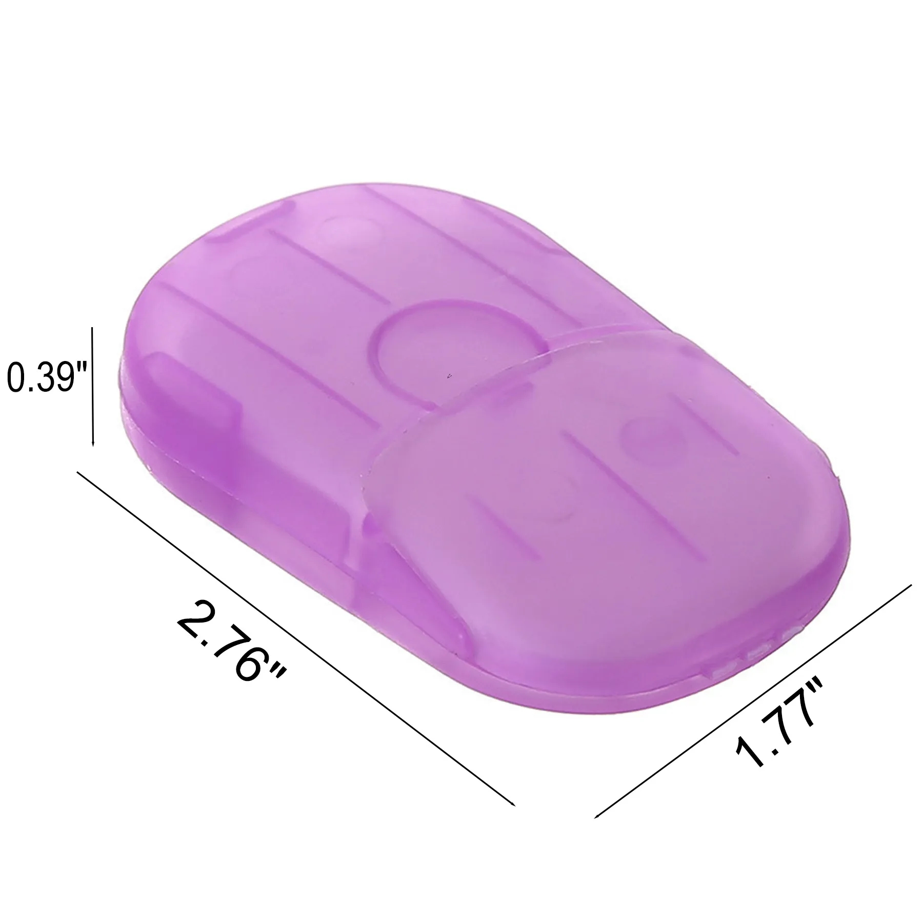 Travel Soap Paper Sheets In Mini Case For Clean Hands - Image 2