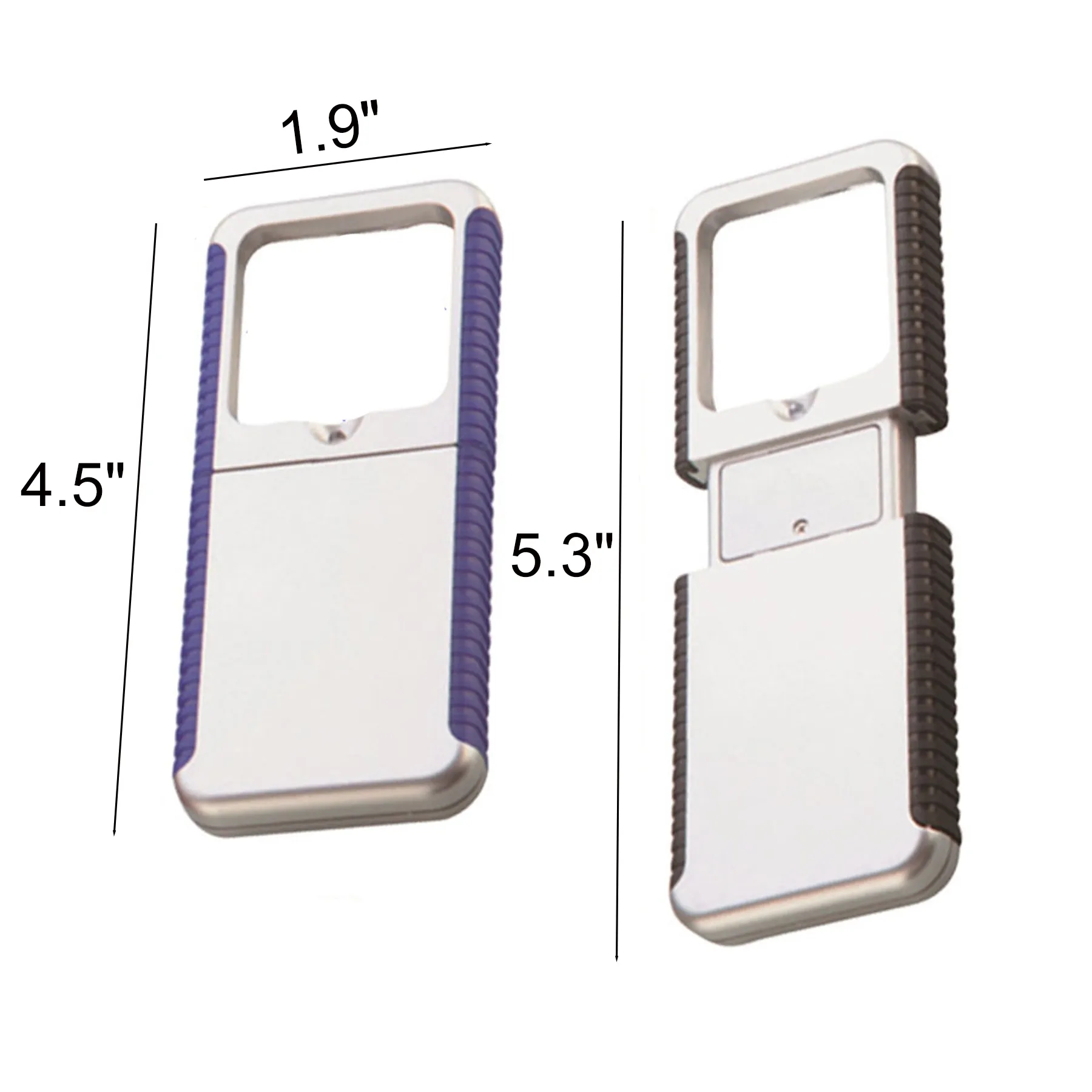 Slide Out 10X Magnifier With LED Light For Reading - Image 2