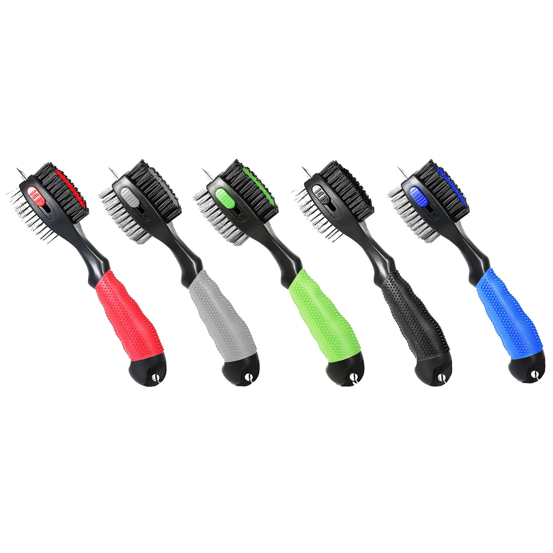 Dual Head Golf Club Cleaning Brush With Groove Tools - Image 3