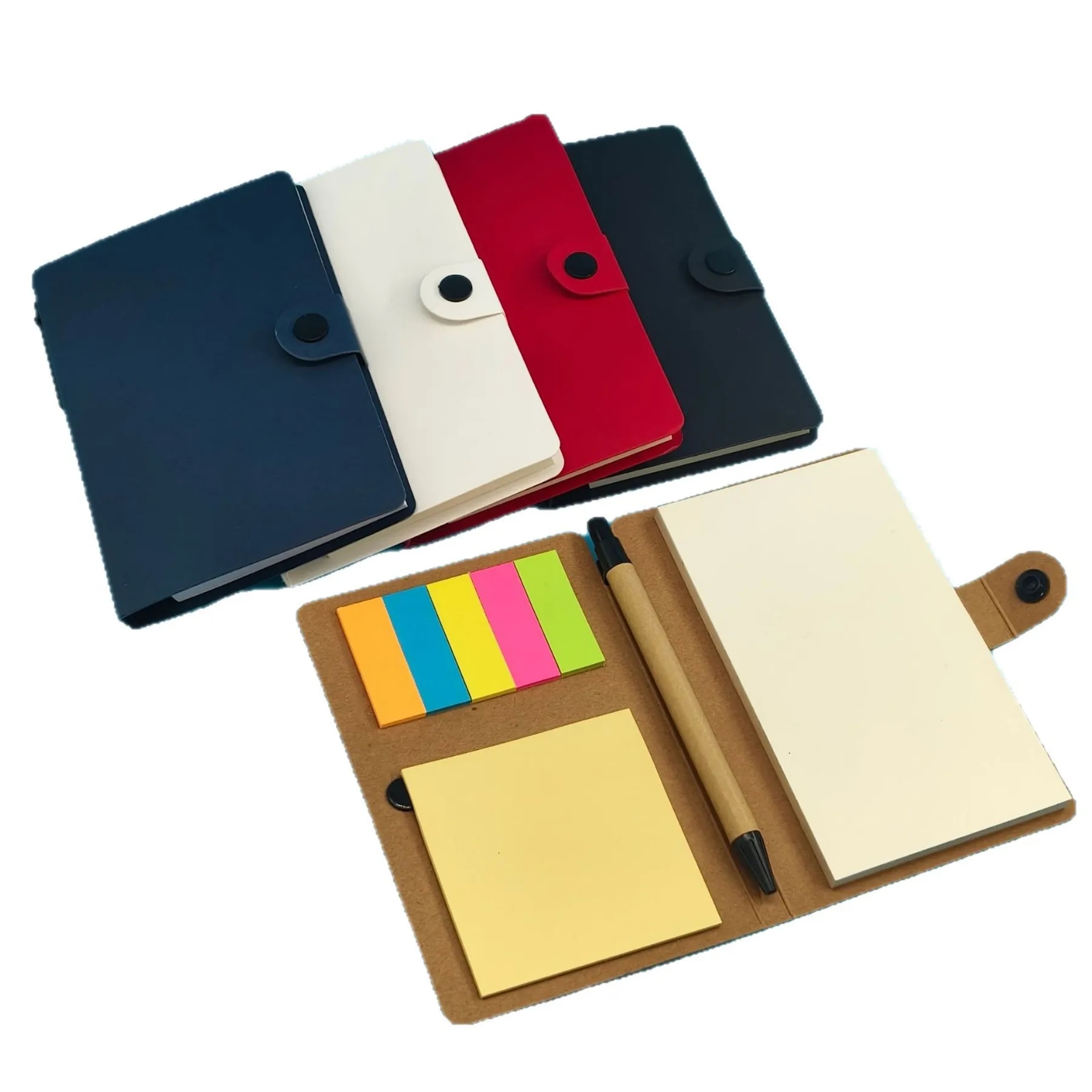 Sticky Notes Notebook Set With Pen And Color Flags - Image 3