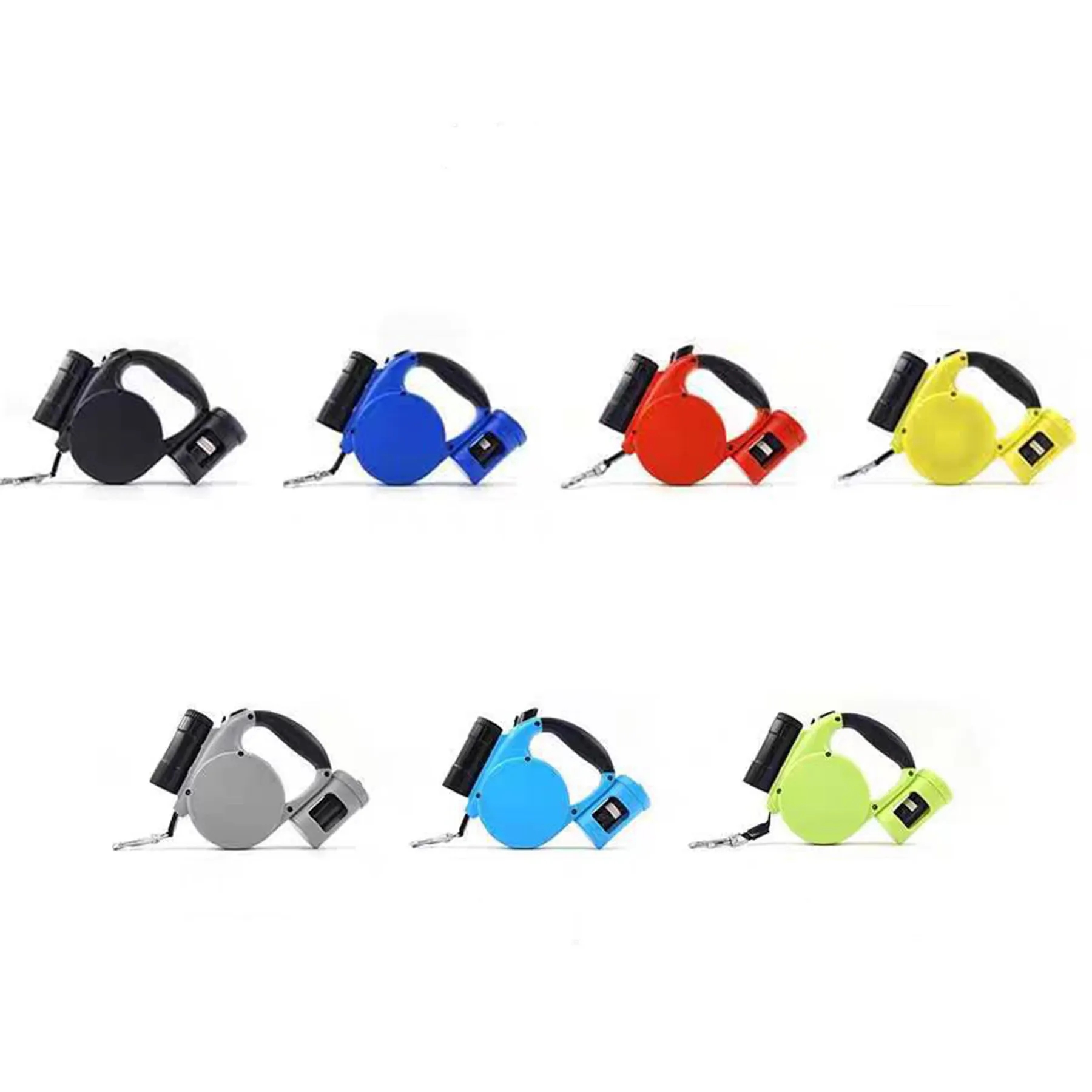 16FT Retractable Dog Leash With LED Light And Waste Bags - Image 3