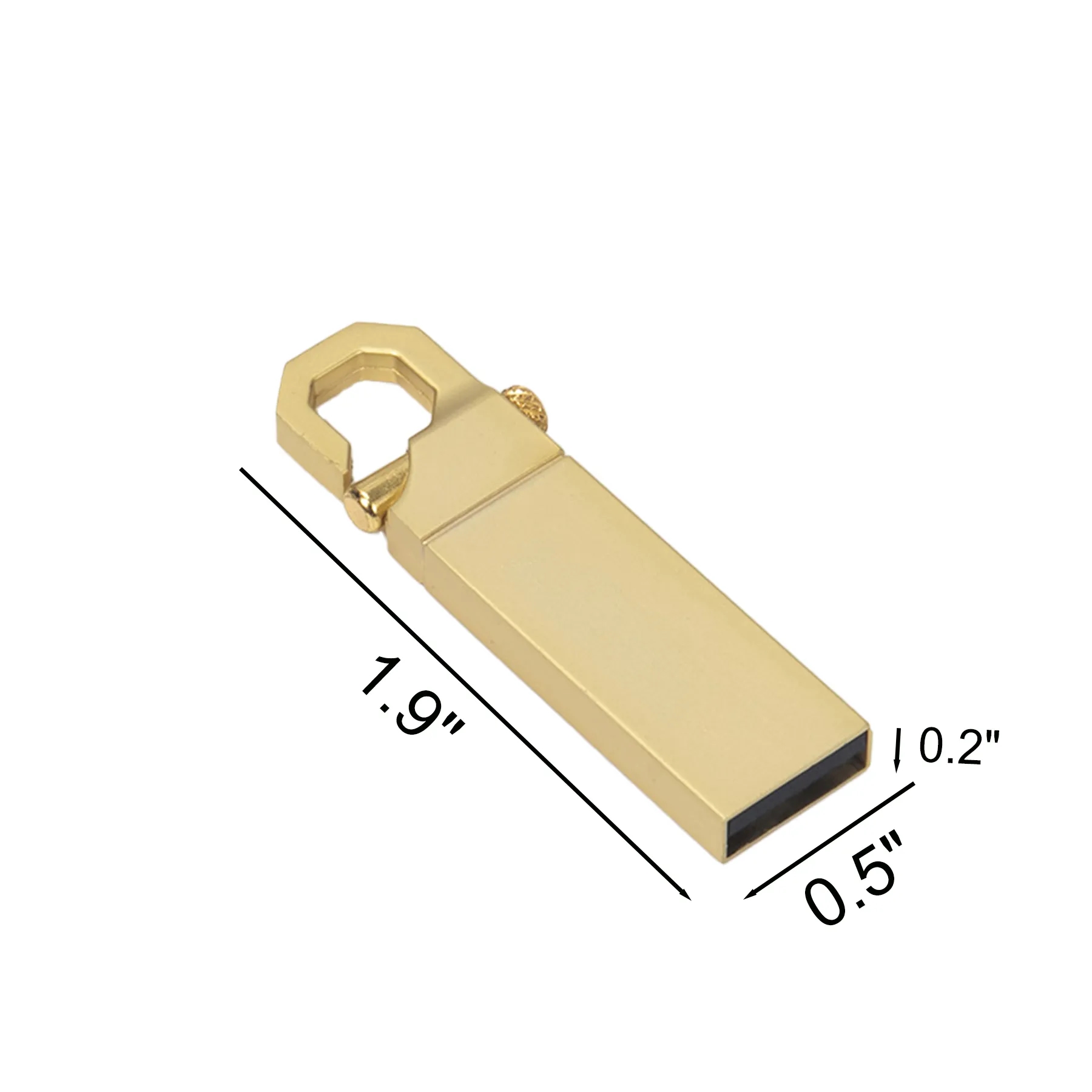Metal Clip USB Flash Drive With Compact 1G Storage - Image 2