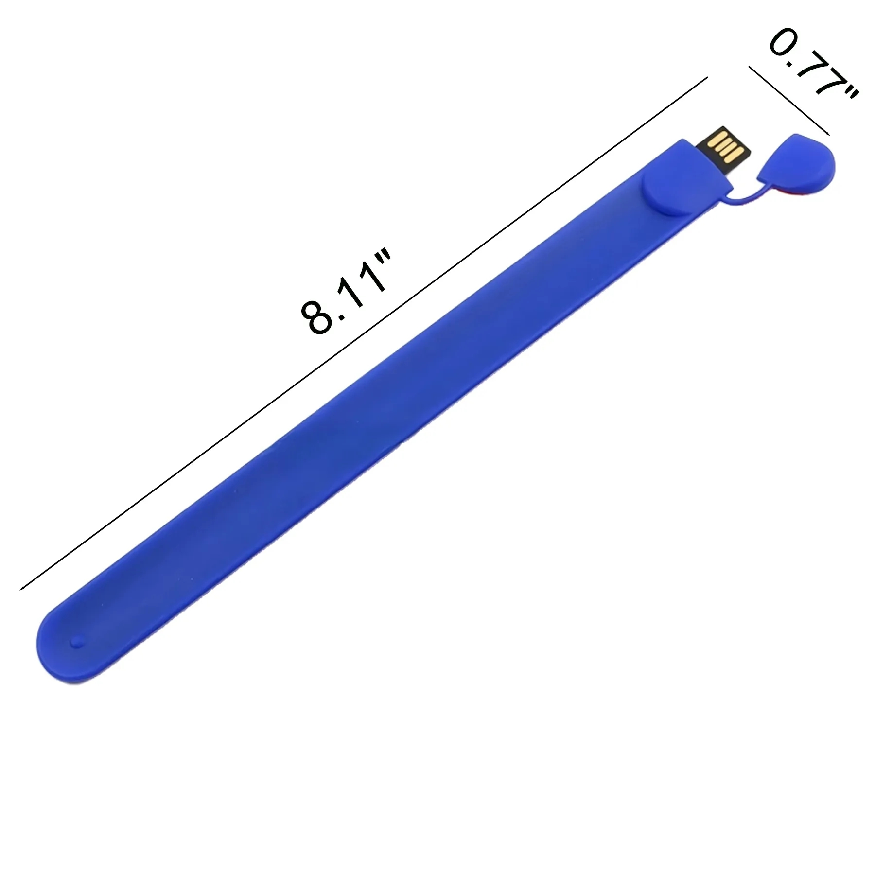 Silicone Slap Bracelet USB Flash Drive With 4GB Memory - Image 2