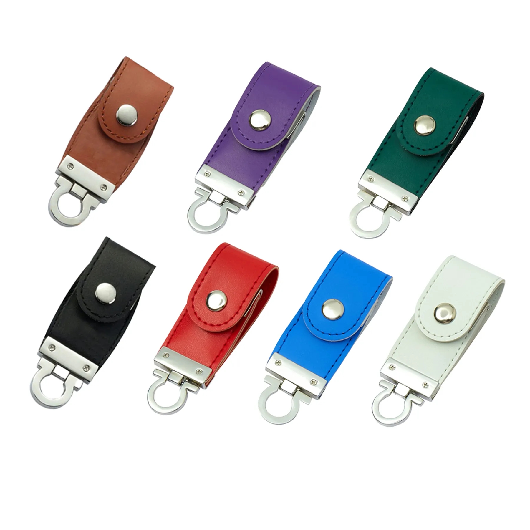 Leather USB Flash Drive With 16GB Portable Storage - Image 3