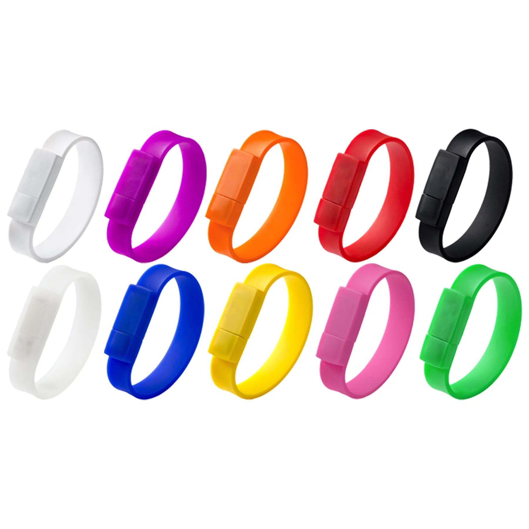 Silicone Wristband USB Flash Drive With 4GB Memory - Image 3