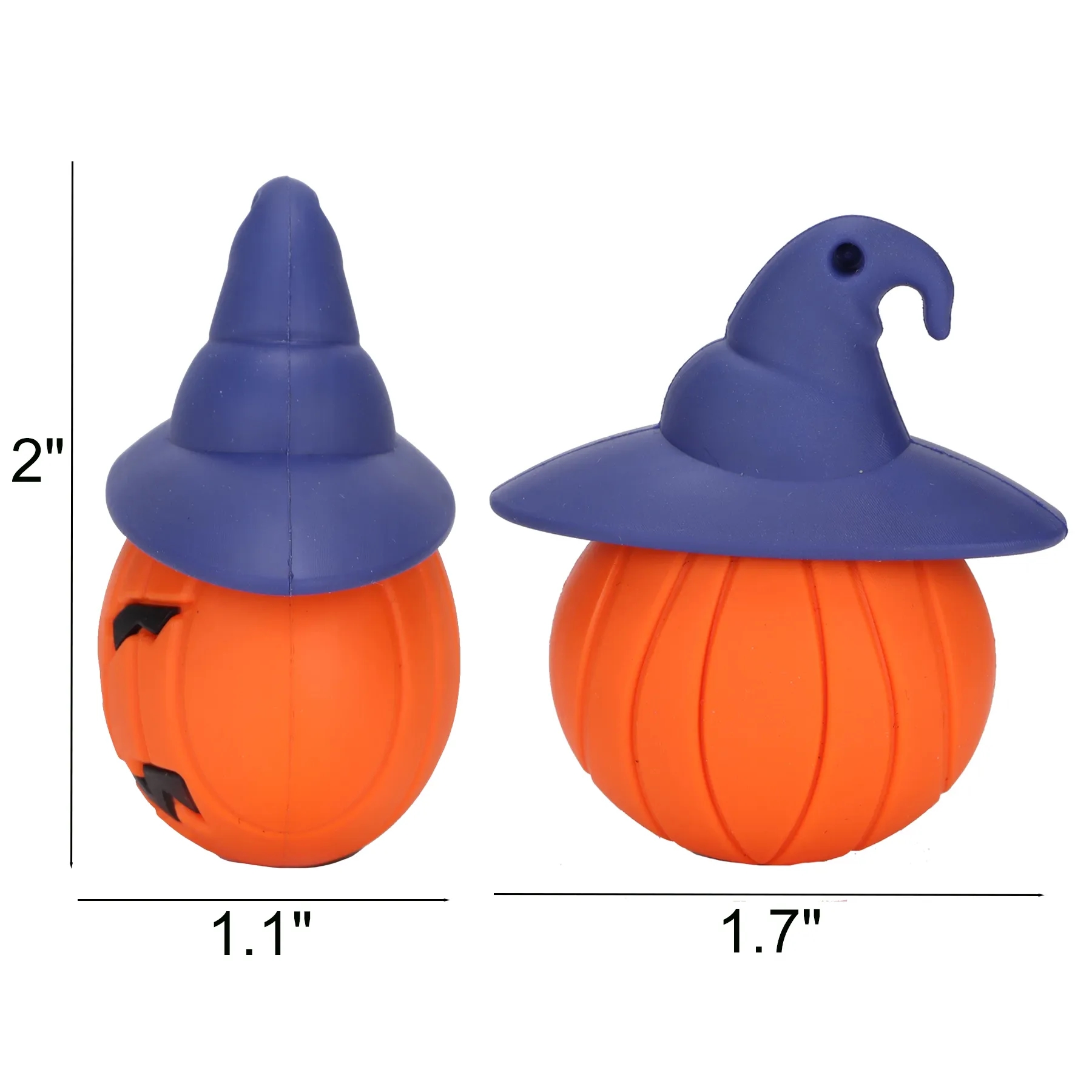 Halloween Pumpkin USB Flash Drive With Removable Cap - Image 2