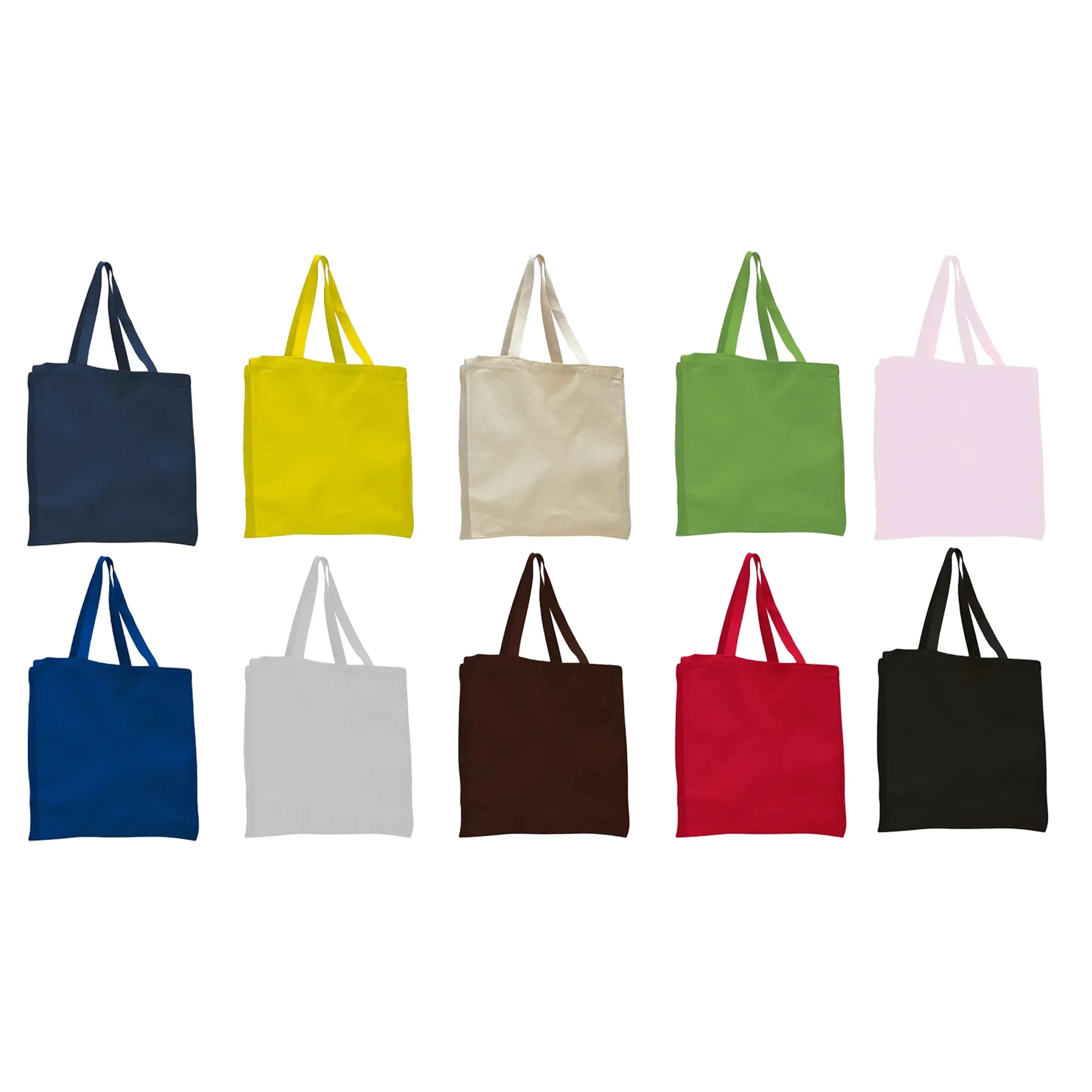 12 Oz Cotton Canvas Tote Bag With Full Side Gusset - Image 3