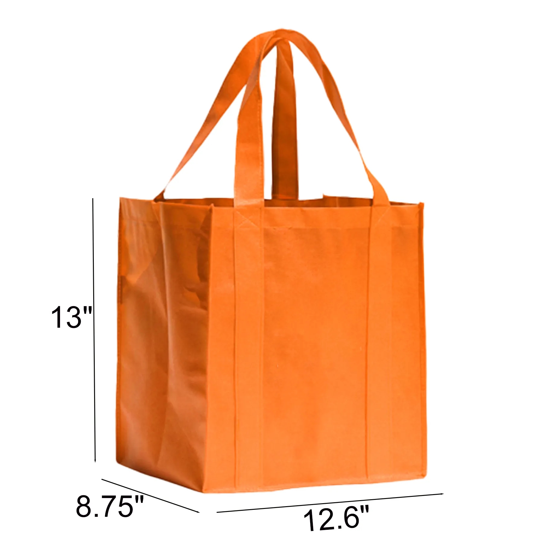 Reusable Non-Woven Grocery Tote Bag With Square Gusset - Image 2