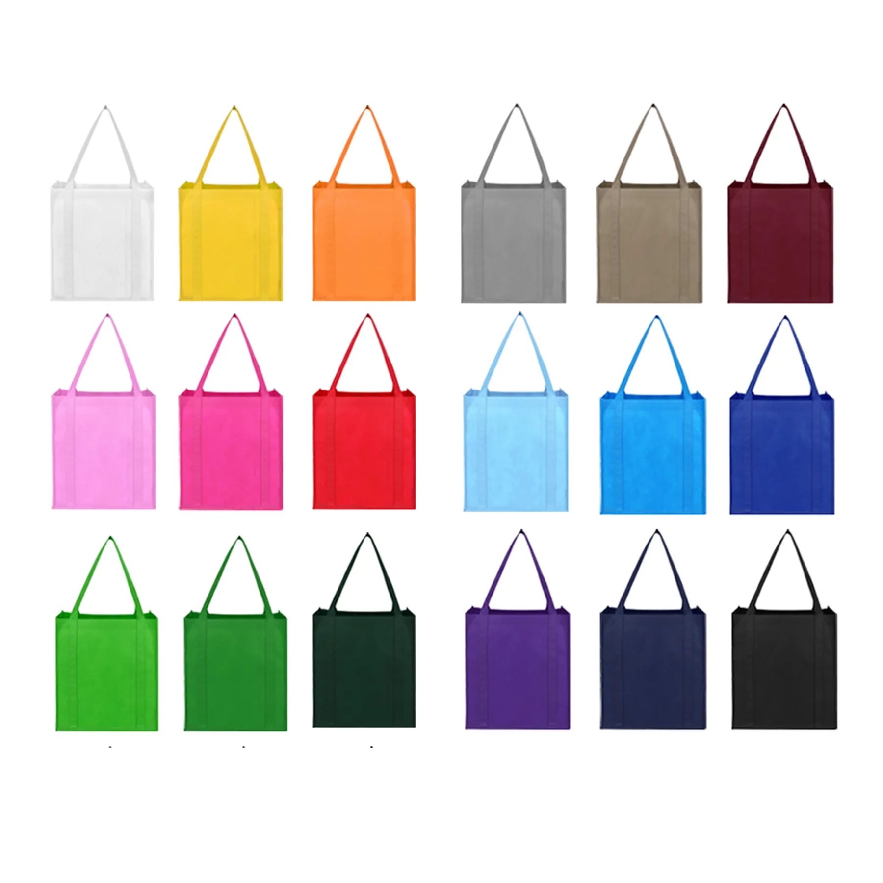 Reusable Non-Woven Grocery Tote Bag With Square Gusset - Image 3