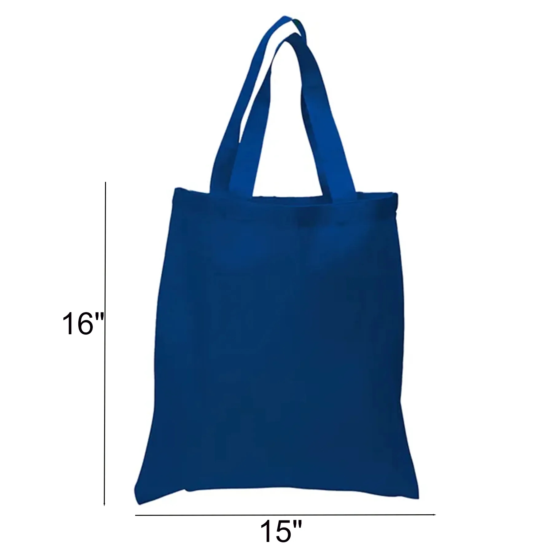 12 Oz Cotton Canvas Tote Bag With Large Imprint Area - Image 2