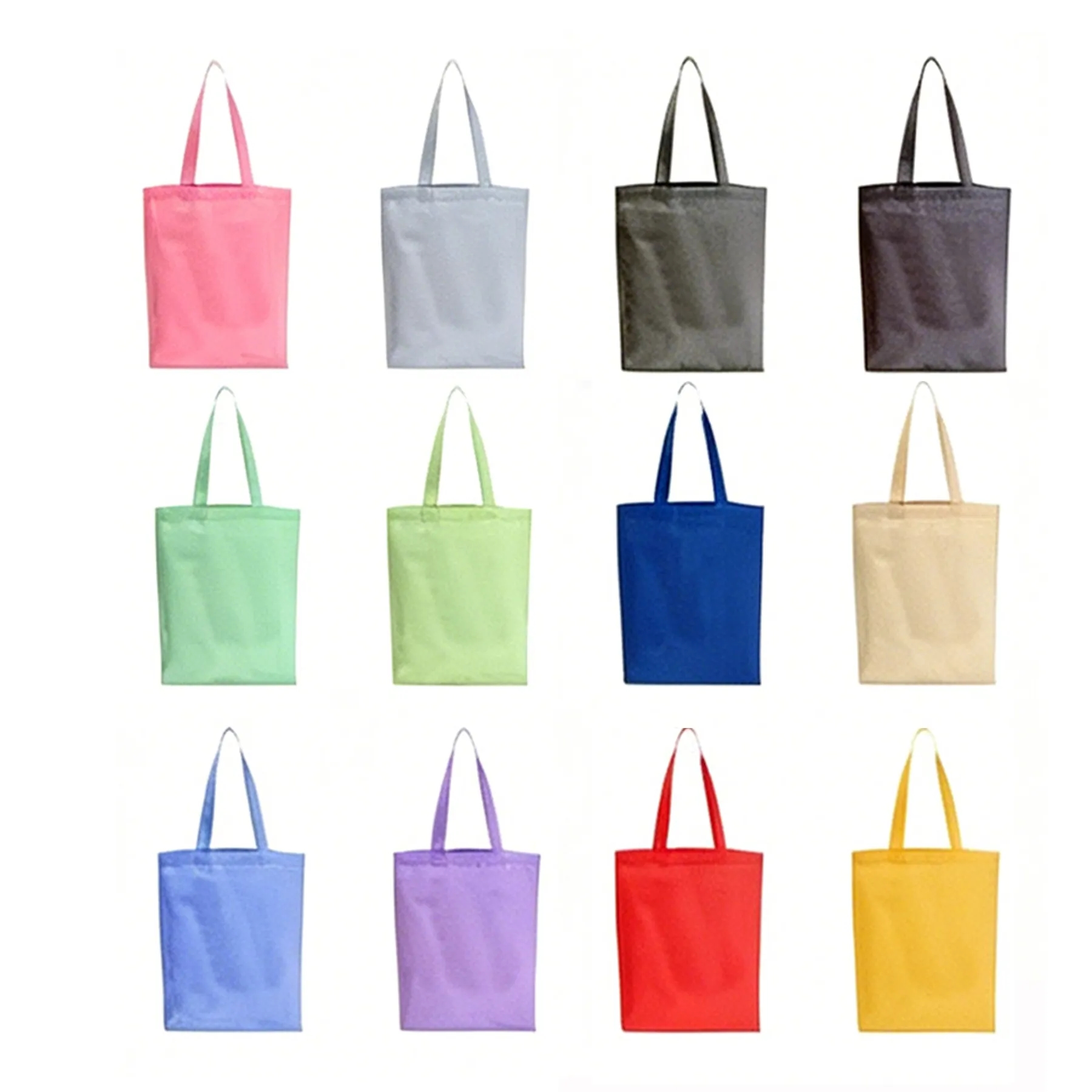 12 Oz Cotton Canvas Tote Bag With Large Imprint Area - Image 3