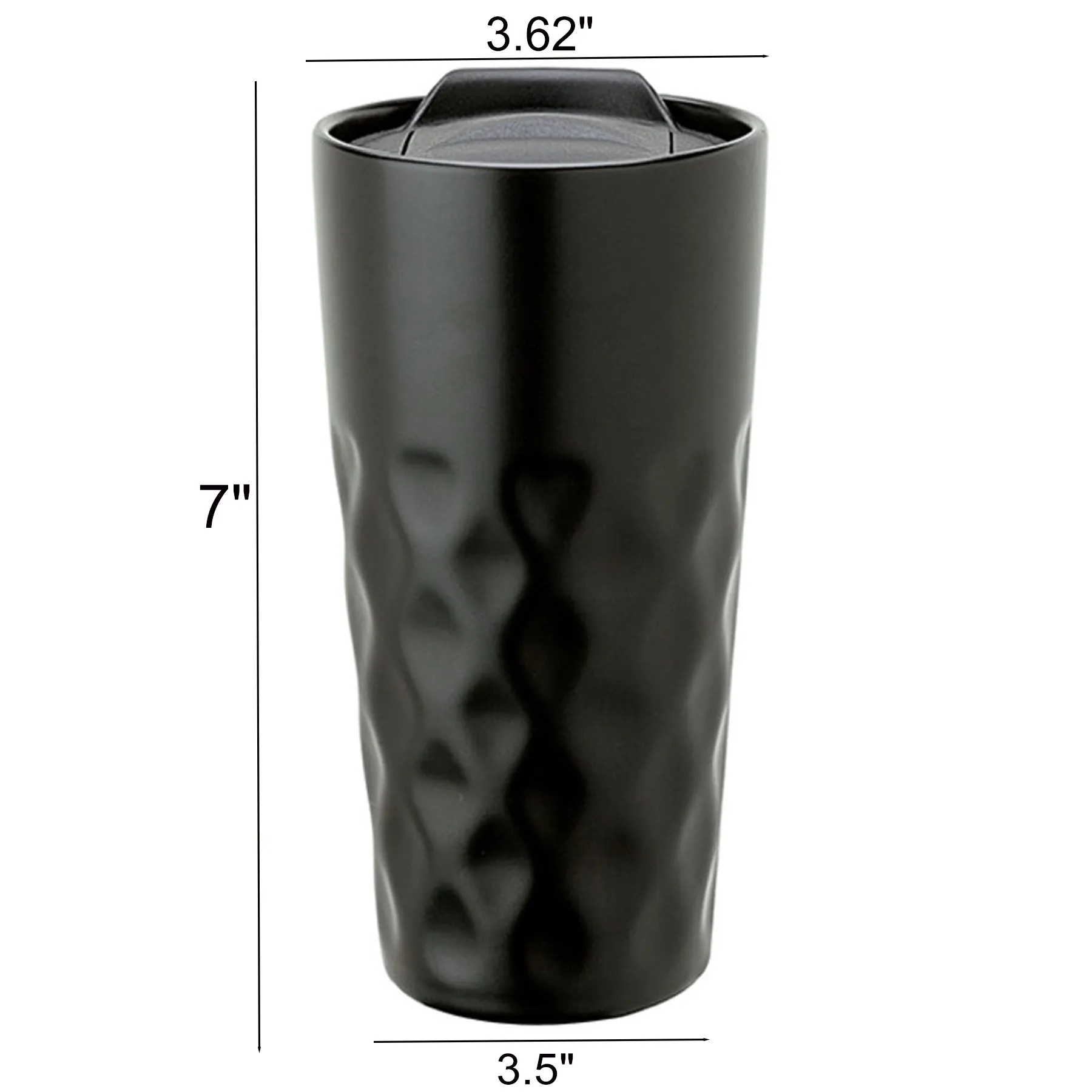 15 Oz Ceramic Travel Tumbler With Textured Grip Lid - Image 2