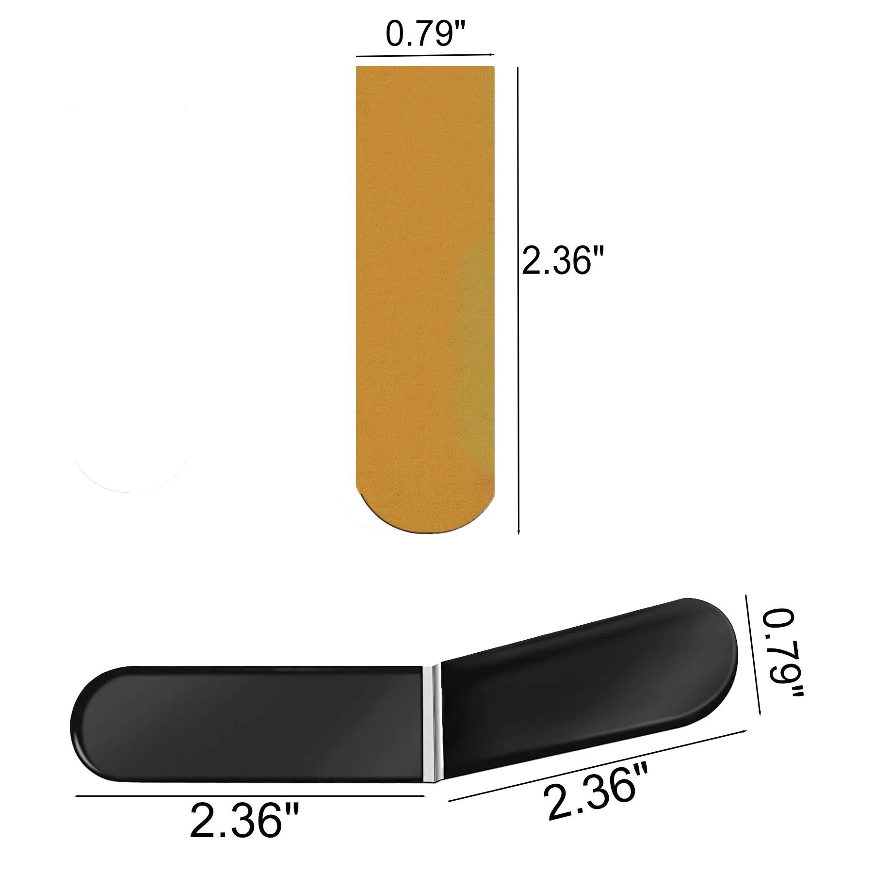 Foldable Magnetic Bookmark With Slim Paper Clip Design - Image 2