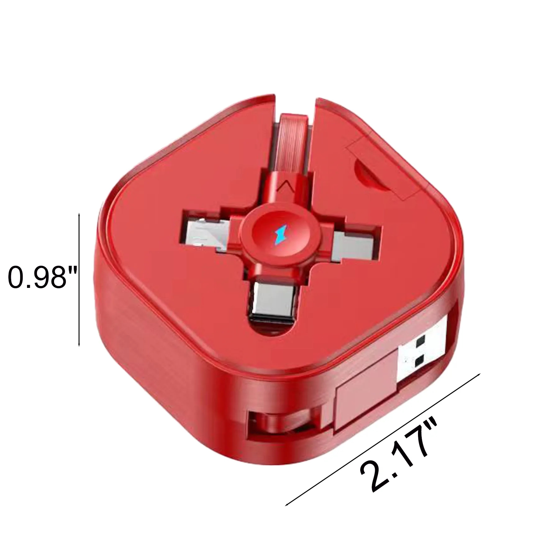 Retractable 3-In-1 Charging Cable With Phone Stand - Image 2
