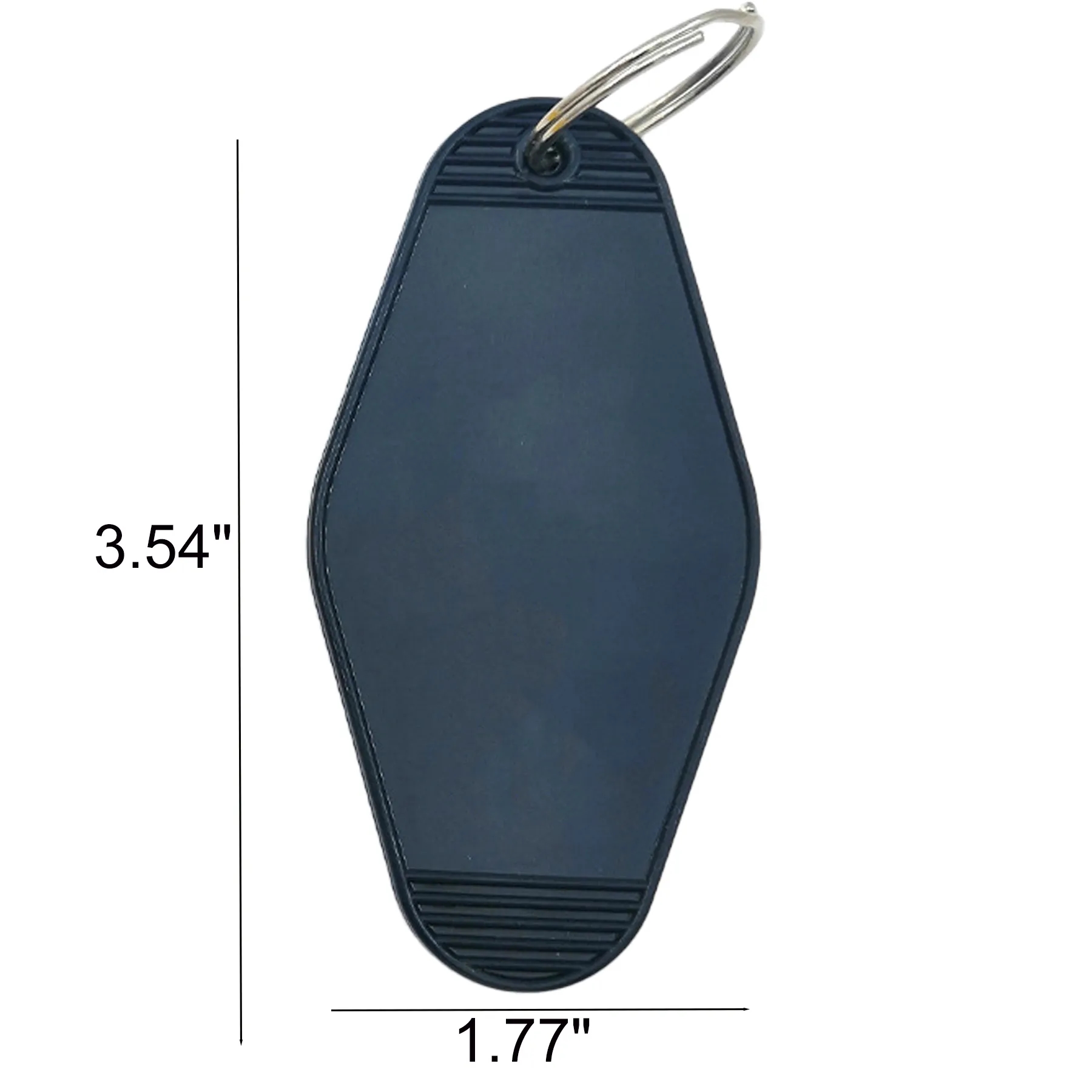 Vintage Motel Style Plastic Keychain With Split Ring - Image 2