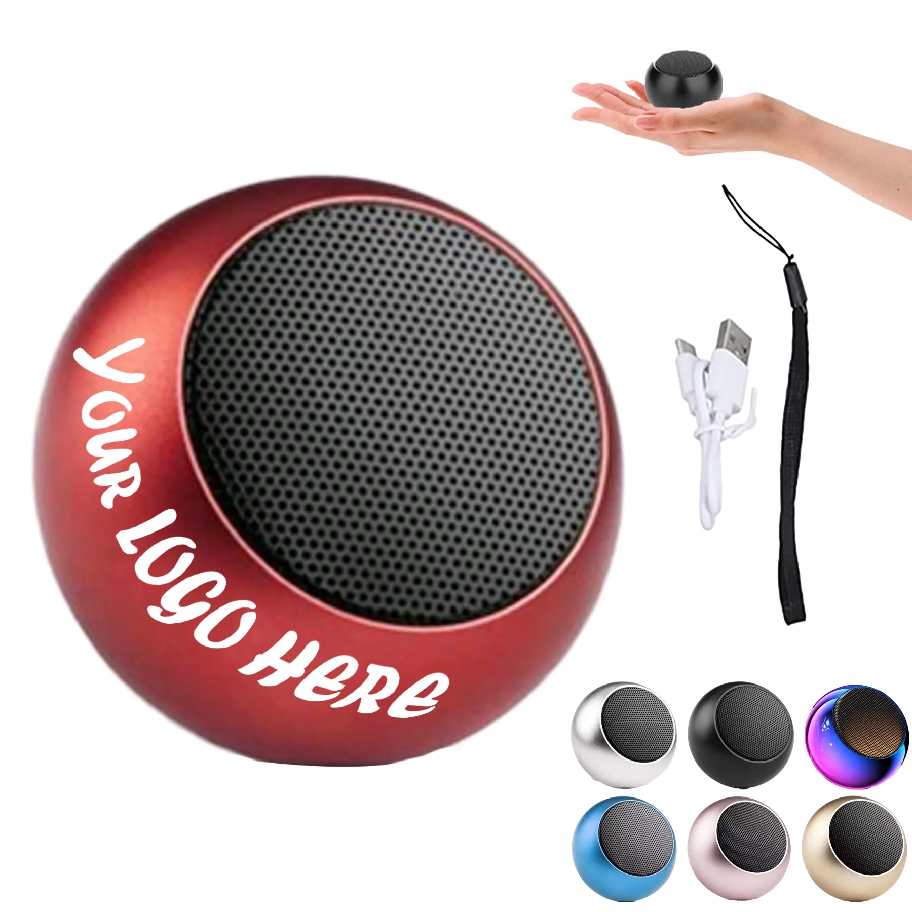 Mini Metal Wireless Bluetooth Speaker For Travel Audio