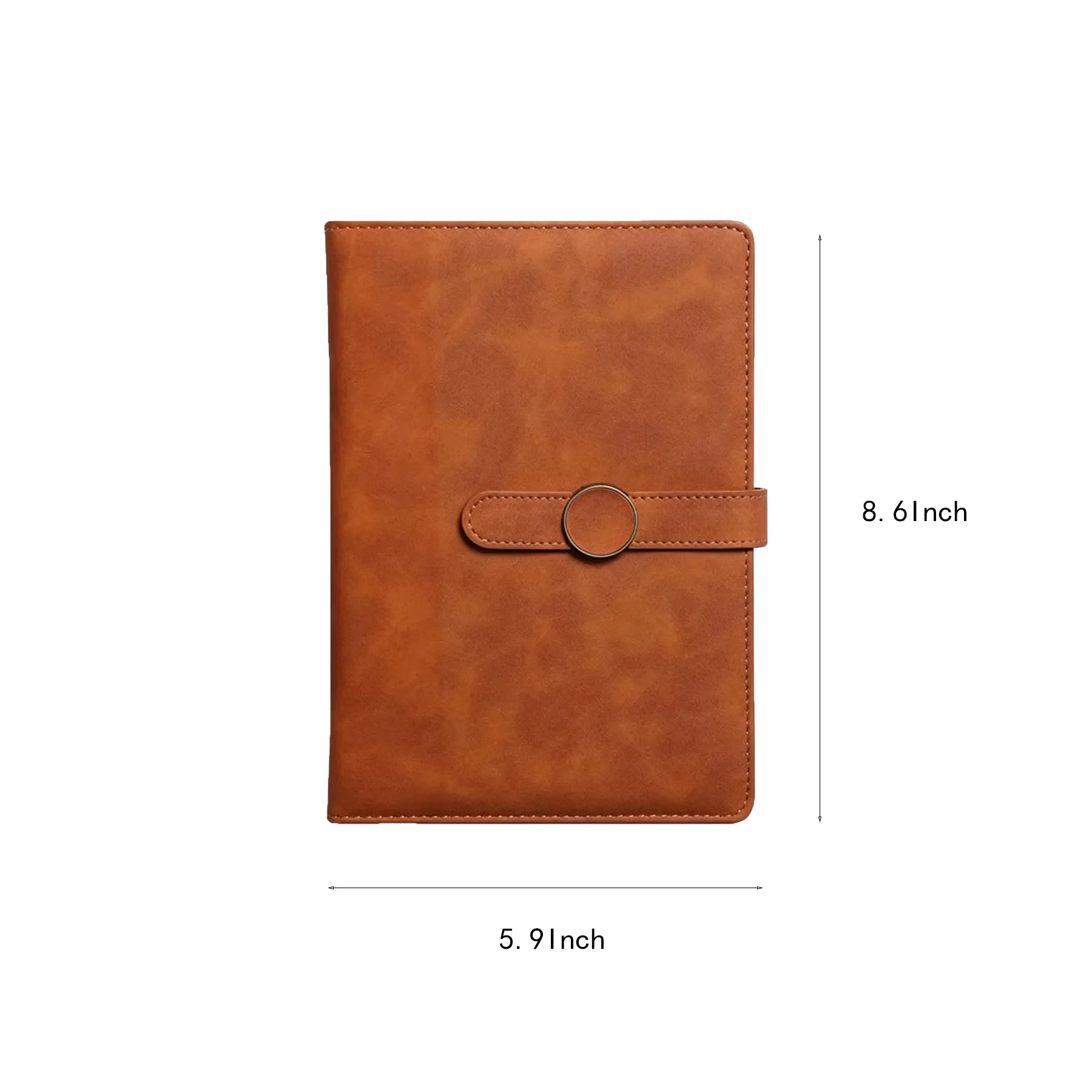 A5 PU Leather Buckle Notebook For Office Journaling - Image 2