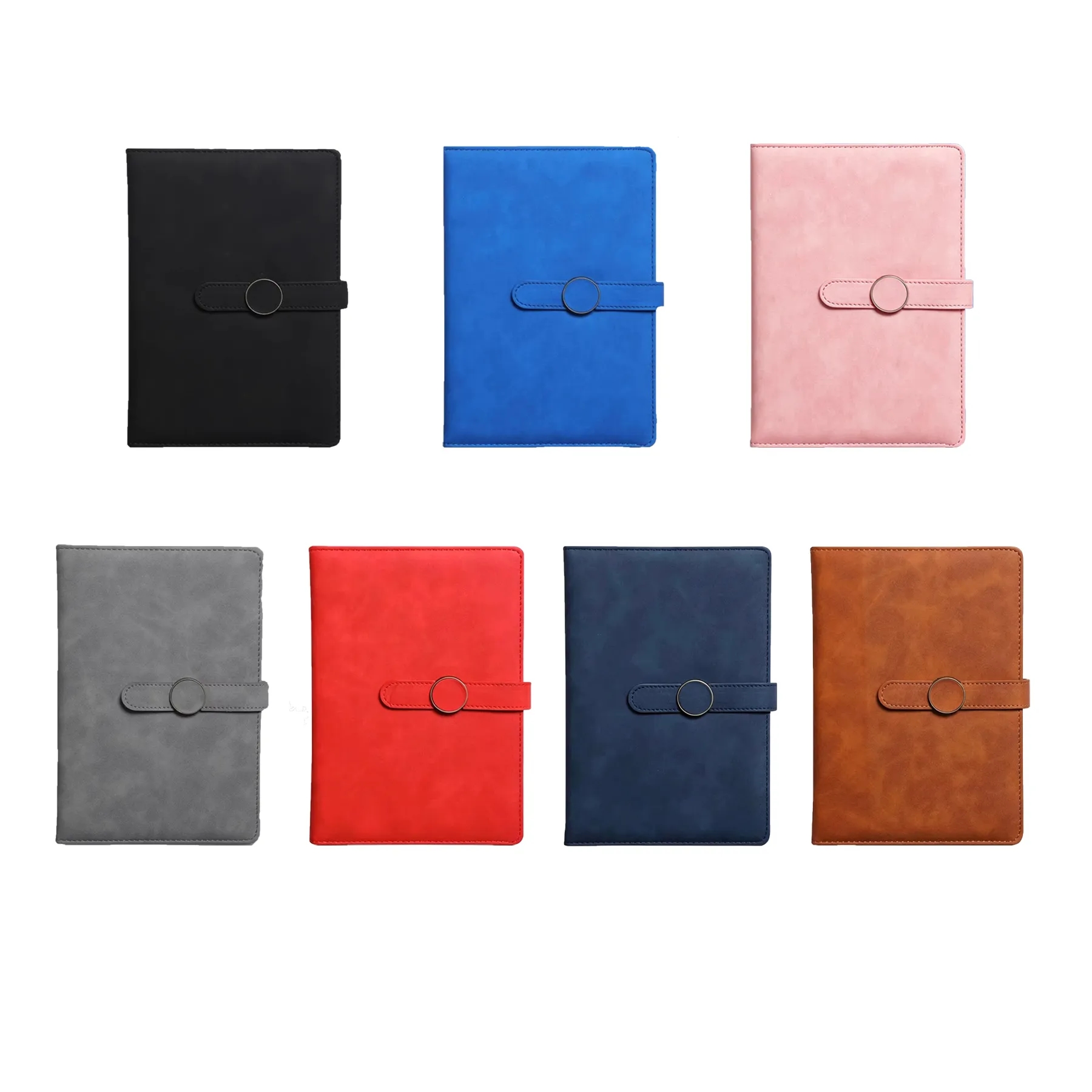 A5 PU Leather Buckle Notebook For Office Journaling - Image 3