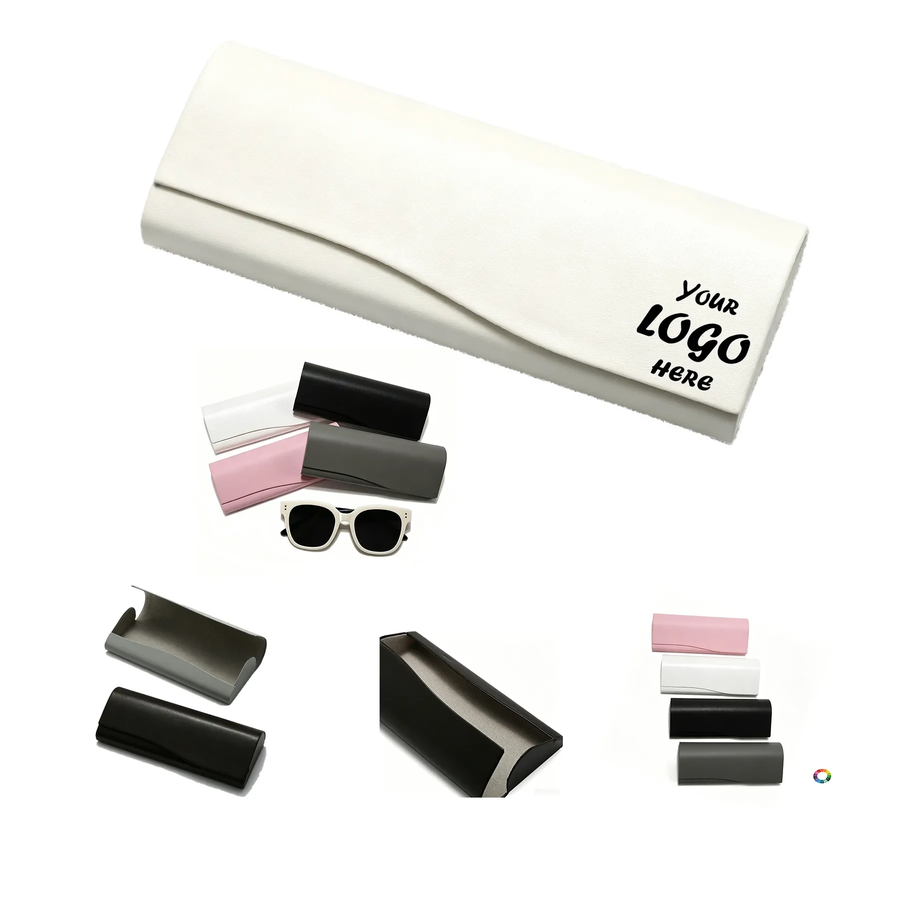 Protective Leather Sunglasses Case With Velvet Lining - Image 2