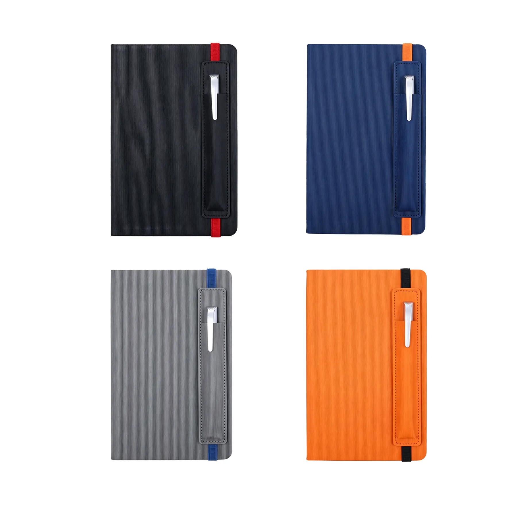 A5 Business Notebook With Pen Holder And Elastic Band - Image 4
