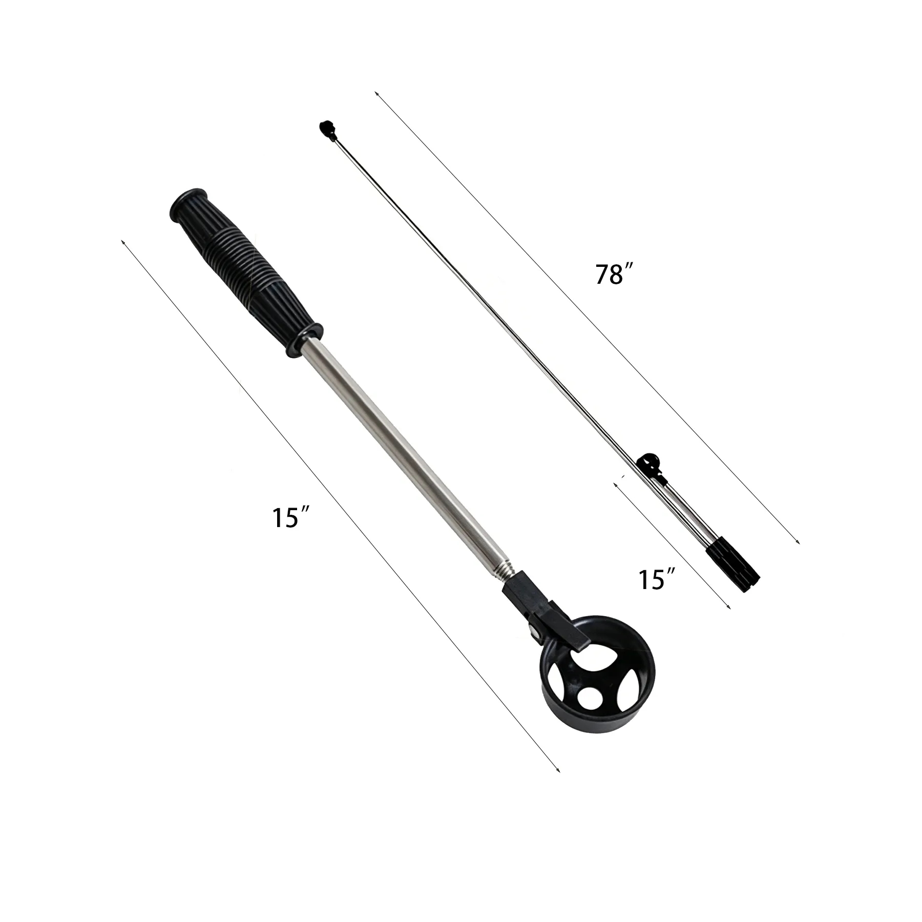 Extendable Aluminum Golf Ball Retriever For Ponds - Image 2