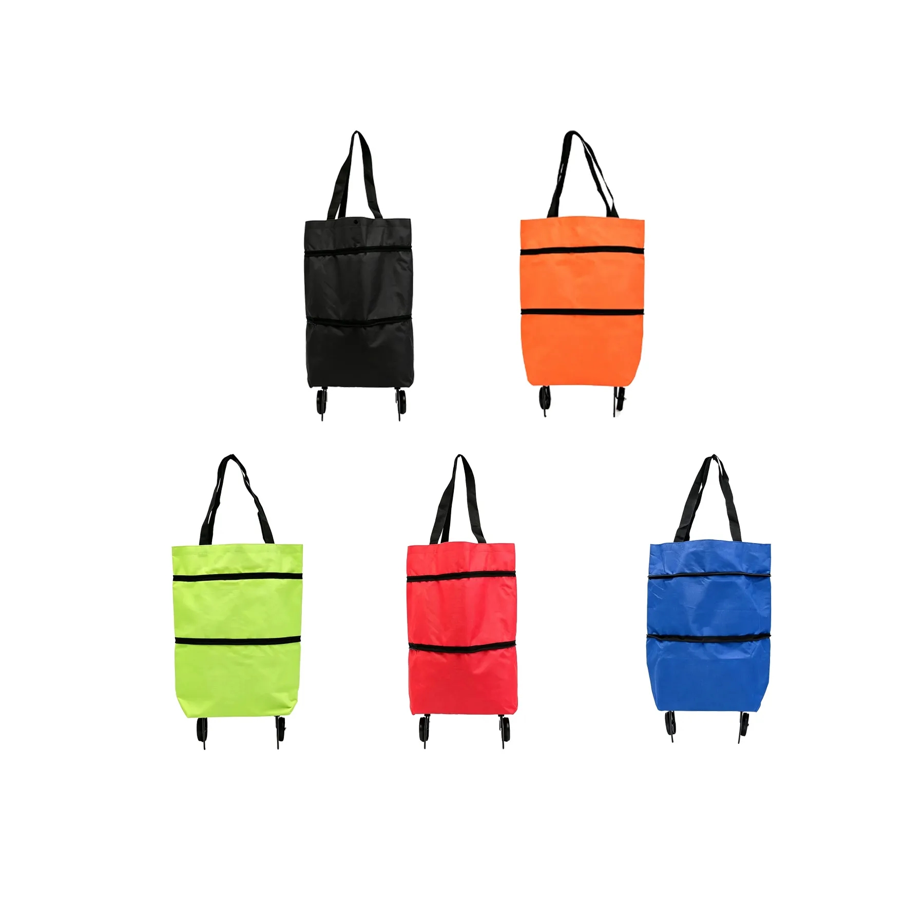 Foldable Wheeled Shopping Bag For Groceries And Travel - Image 3
