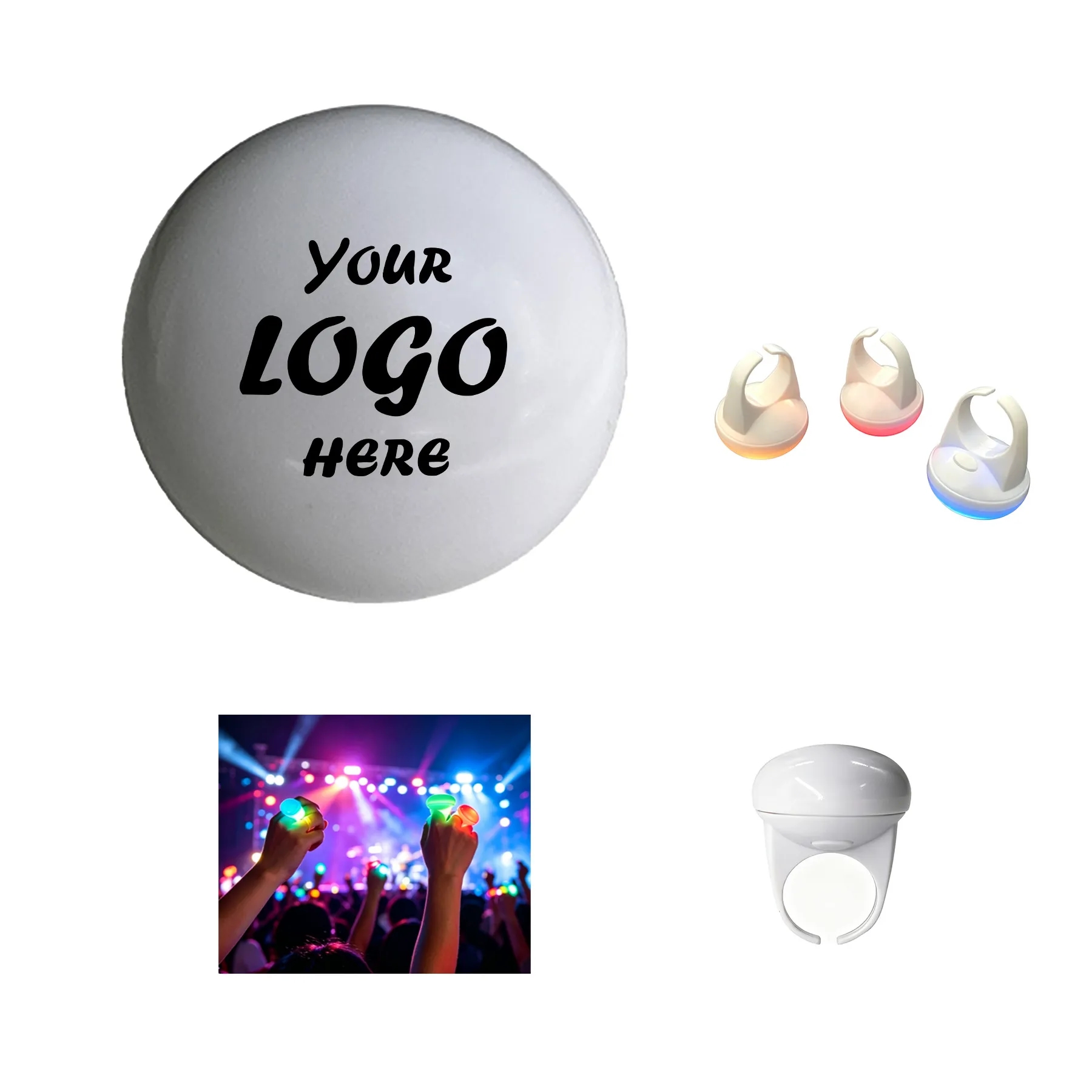 LED Finger Light Rings For Concerts And Party Favors