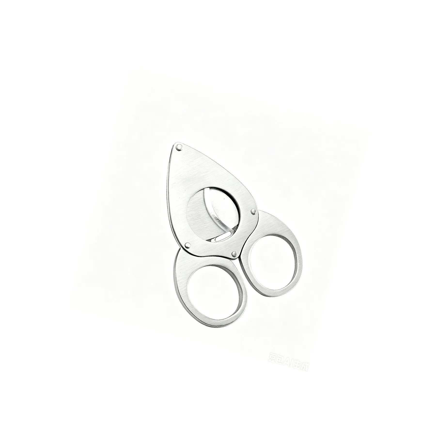 Stainless Steel Cigar Cutter Scissors With Sharp Blades - Image 3