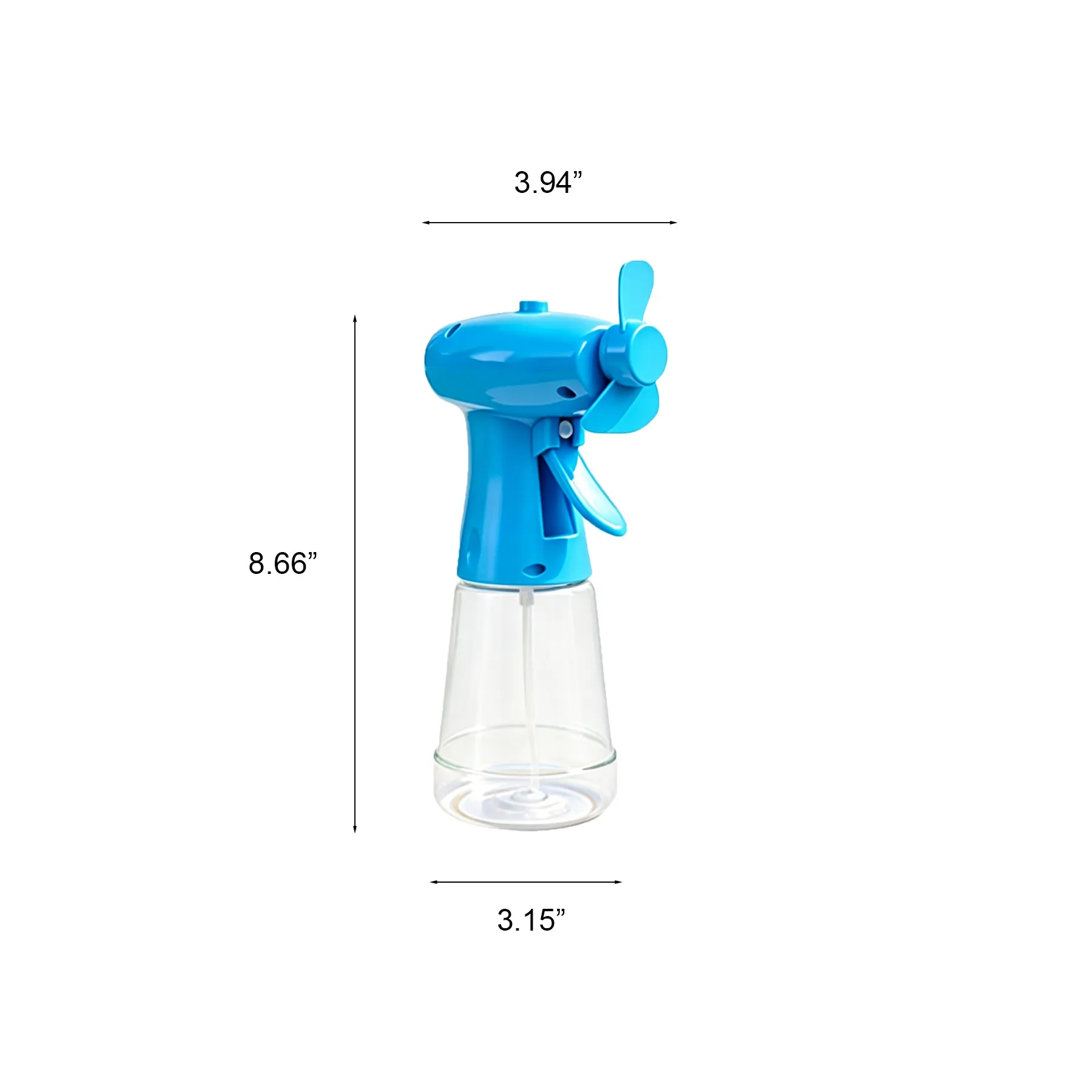 Portable Handheld Mist Fan With Water Spray Tank For Travel - Image 2