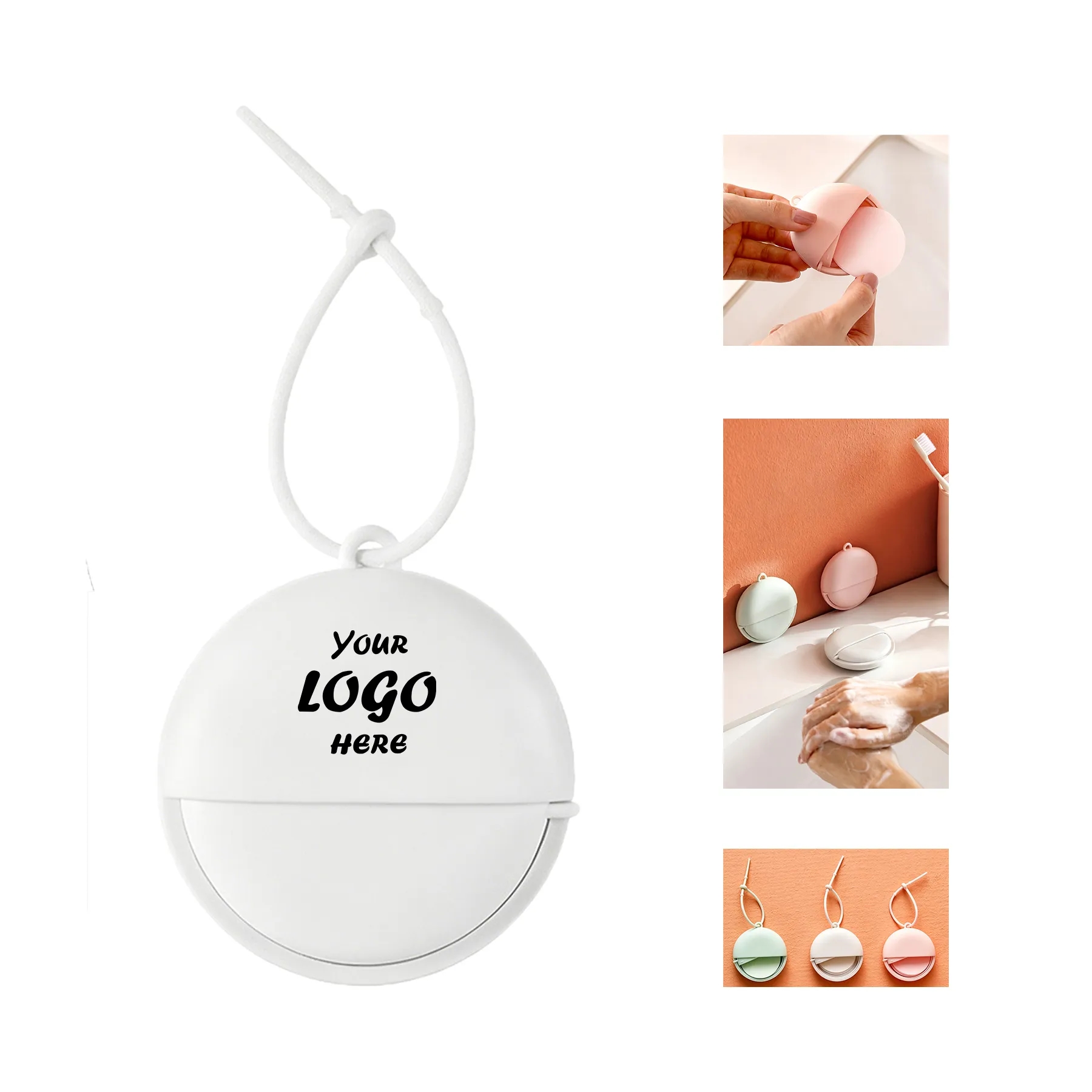 Portable Soap Paper Sheets In Compact Travel Pocket Case