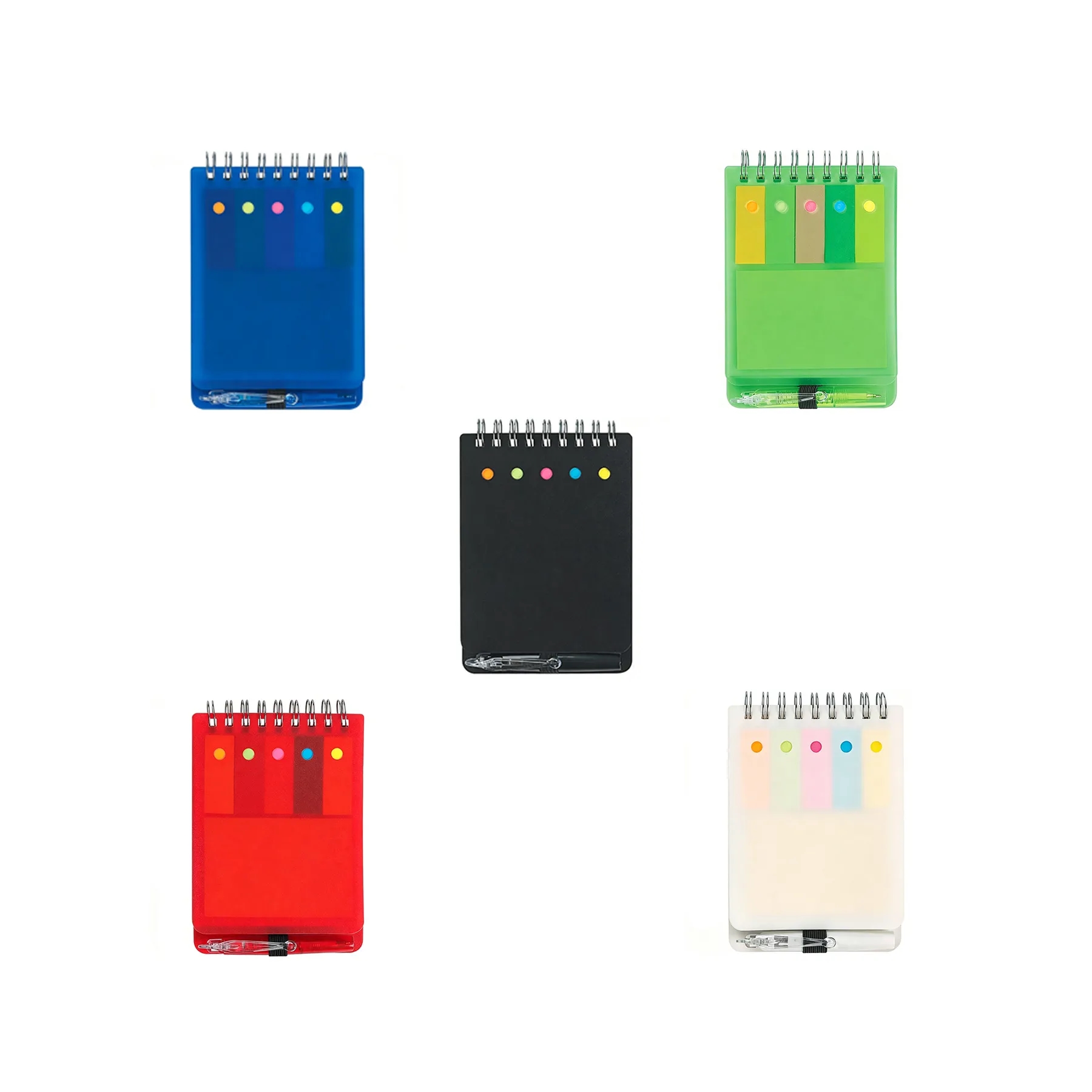 Portable PP Cover Notebook With Pen Slot And Elastic - Image 3