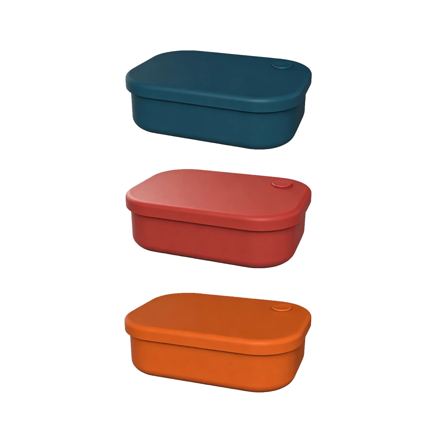 Silicone Bento Lunch Box With Four Food Compartments - Image 3
