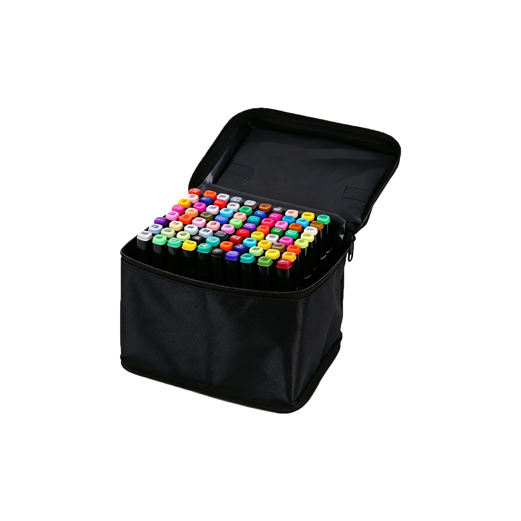 Dual-Tip Custom Color Marker Set With Carrying Case - Image 3