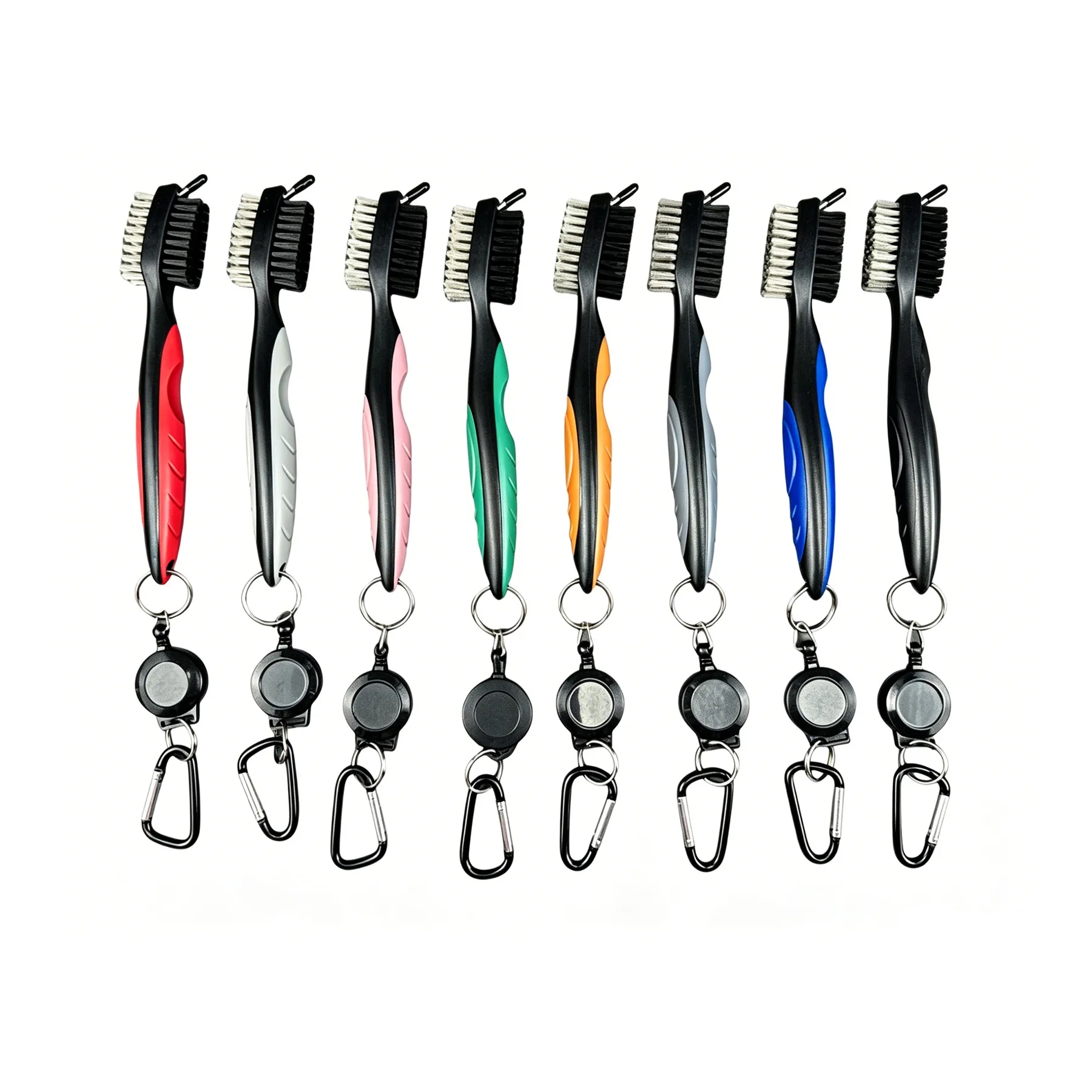 Golf Club Groove Brush Cleaner With Retractable Clip - Image 3