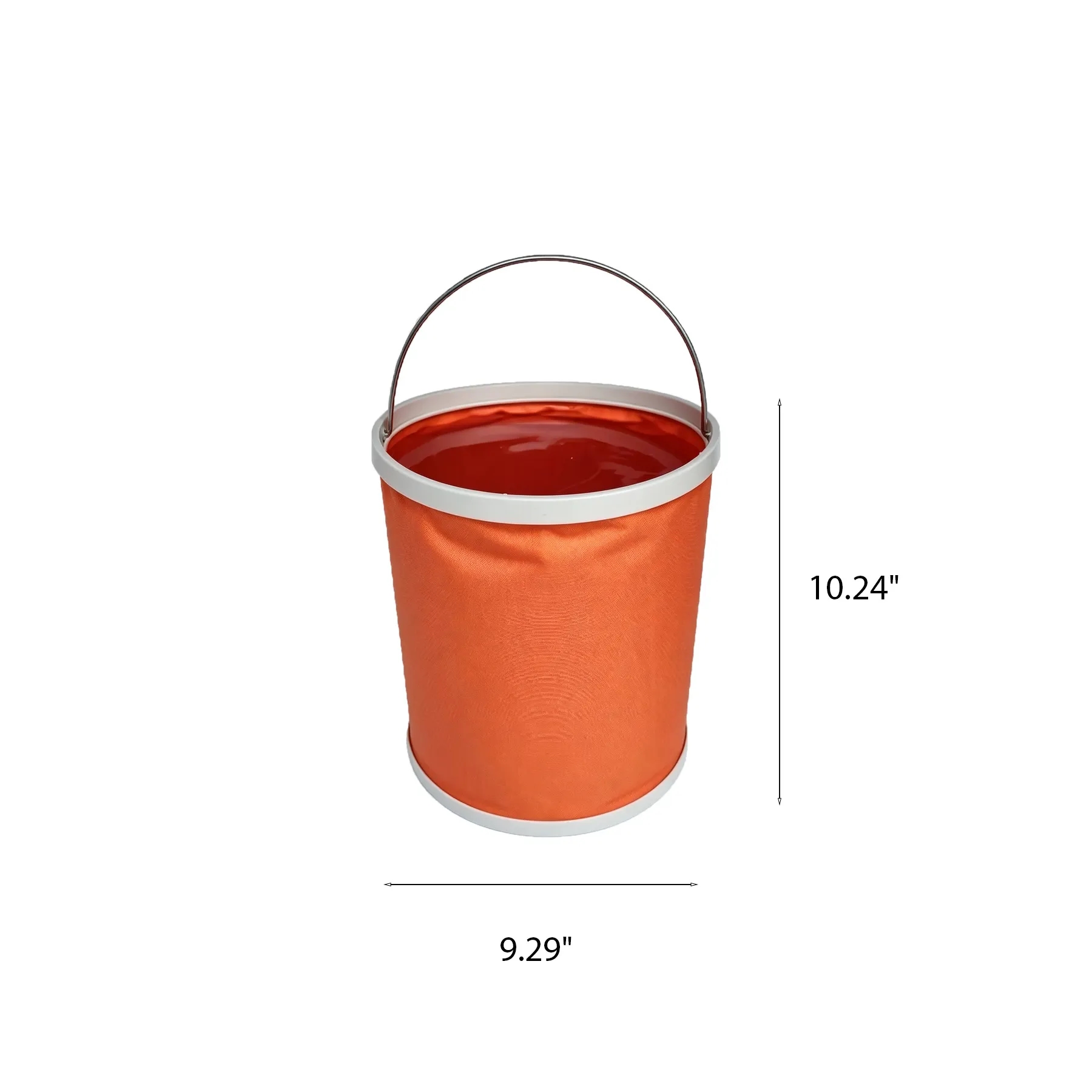 11L Folding Oxford Water Bucket With Handle For Camping - Image 2