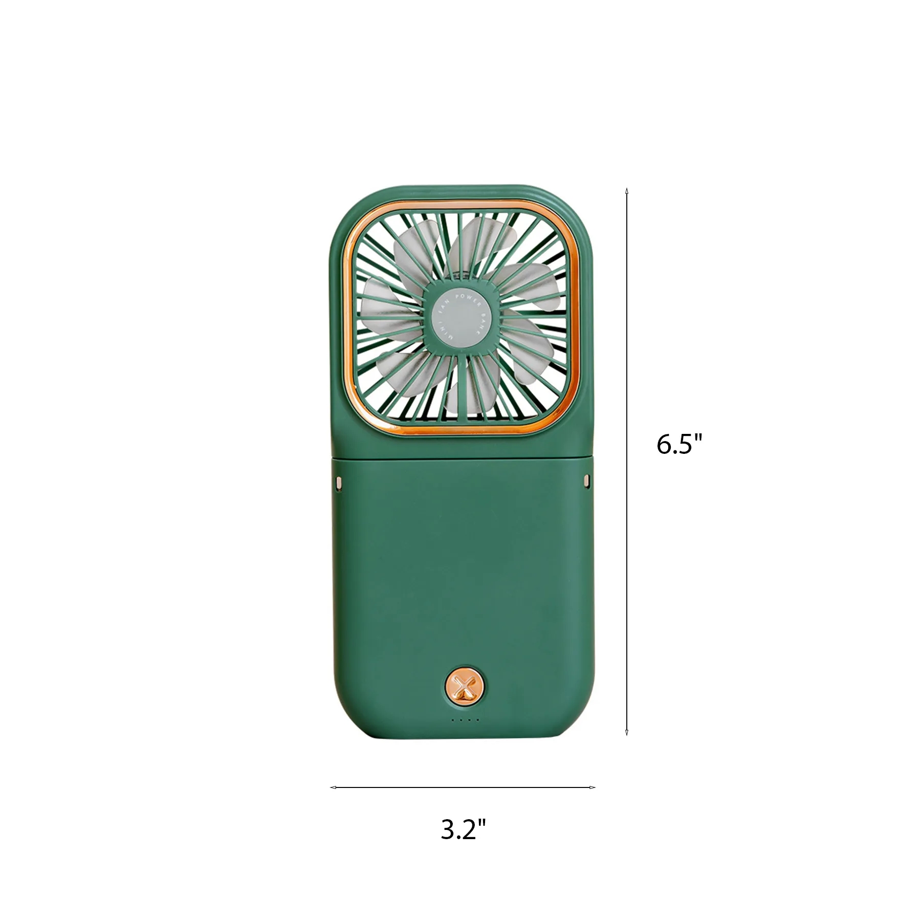 Foldable Rechargeable Neck Fan With 3000mAh Battery - Image 2